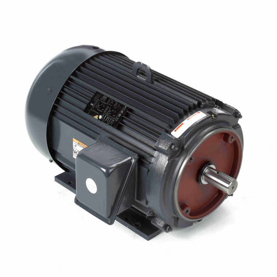 Marathon Electric General Purpose Motor, 30 & 25 HP, 3 Ph, 60 & 50 Hz, 230/460 & 190/380 V, 1800 & 1500 RPM, 286TSC Frame, TEFC