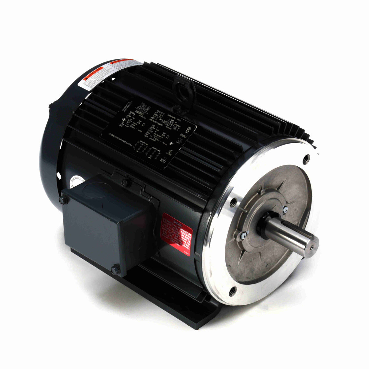 Marathon Electric General Purpose Motor, 3 & 3 HP, 3 Ph, 60 & 50 Hz, 230/460 & 190-208/380-415 V, 1800 & 1500 RPM, 182TC Frame, TEFC