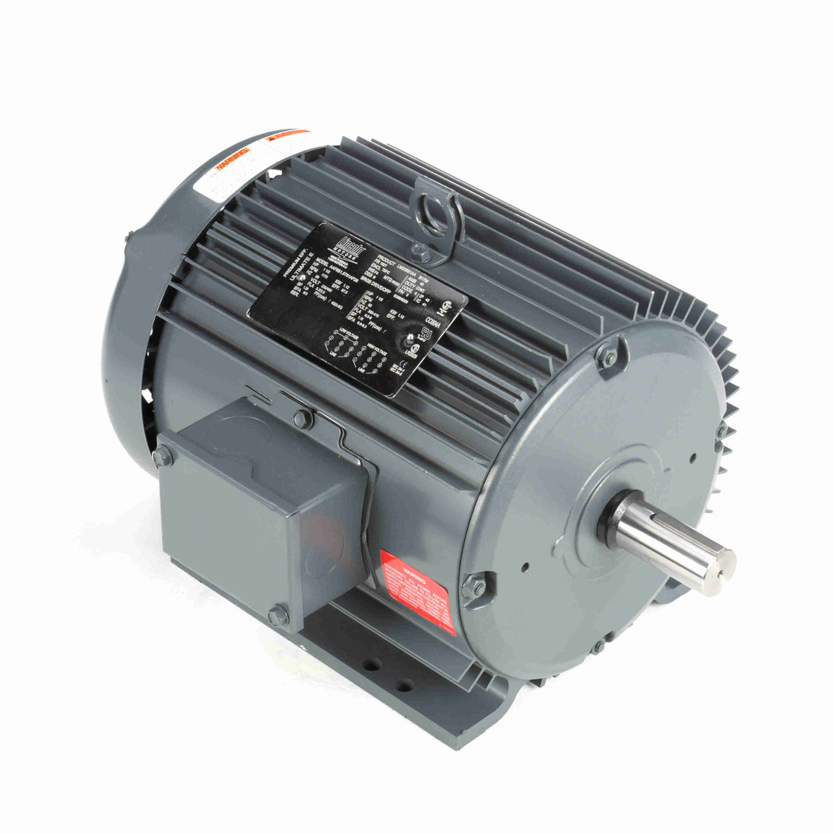 Marathon Electric General Purpose Motor, 1.50 & 1.50 HP, 3 Ph, 60 & 50 Hz, 230/460 & 380-415 V, 1200 & 1000 RPM, 182T Frame, TEFC
