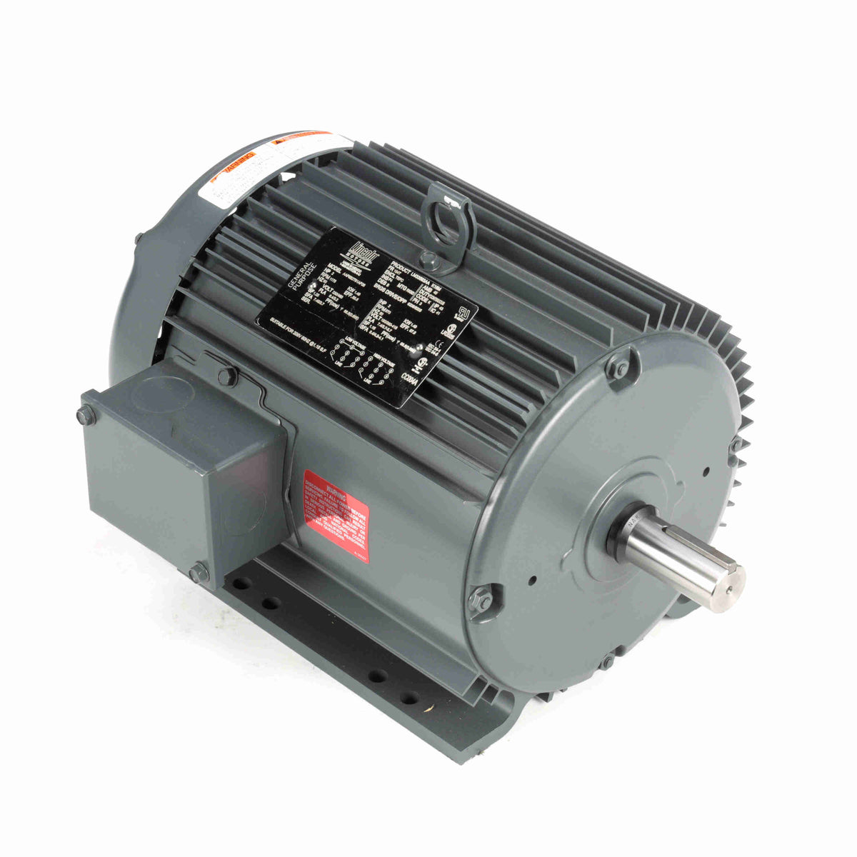 Marathon Electric General Purpose Motor, 2 & 2 HP, 3 Ph, 60 & 50 Hz, 230/460 & 190/380-415 V, 1200 & 1000 RPM, 184T Frame, TEFC