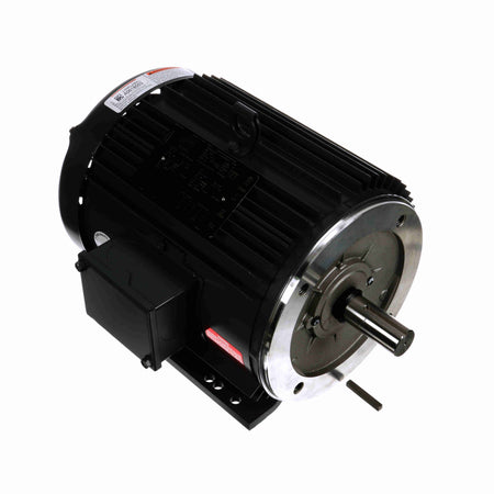 Marathon Electric General Purpose Motor, 1 & 1 HP, 3 Ph, 60 & 50 Hz, 230/460 & 190/380 V, 900 & 750 RPM, 182TC Frame, TEFC
