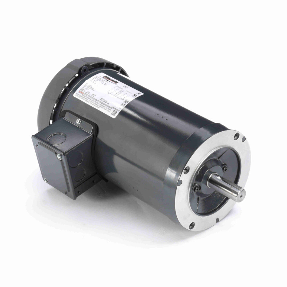 Marathon Electric General Purpose Motor, 125 & 125 HP, 3 Ph, 60 & 50 Hz, 460 & 415 V, 1800 & 1500 RPM, 444TSC Frame, TEFC
