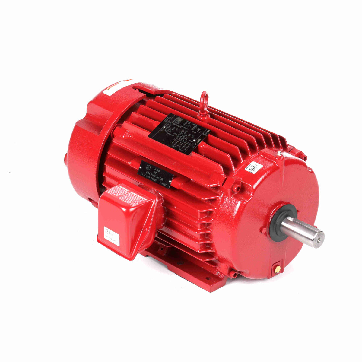 Marathon Electric Fire Pump Motor, 40 & 30 HP, 3 Ph, 60 & 50 Hz, 230/460 & 190/380 V, 3600 & 3000 RPM, 324TS Frame, TEFC