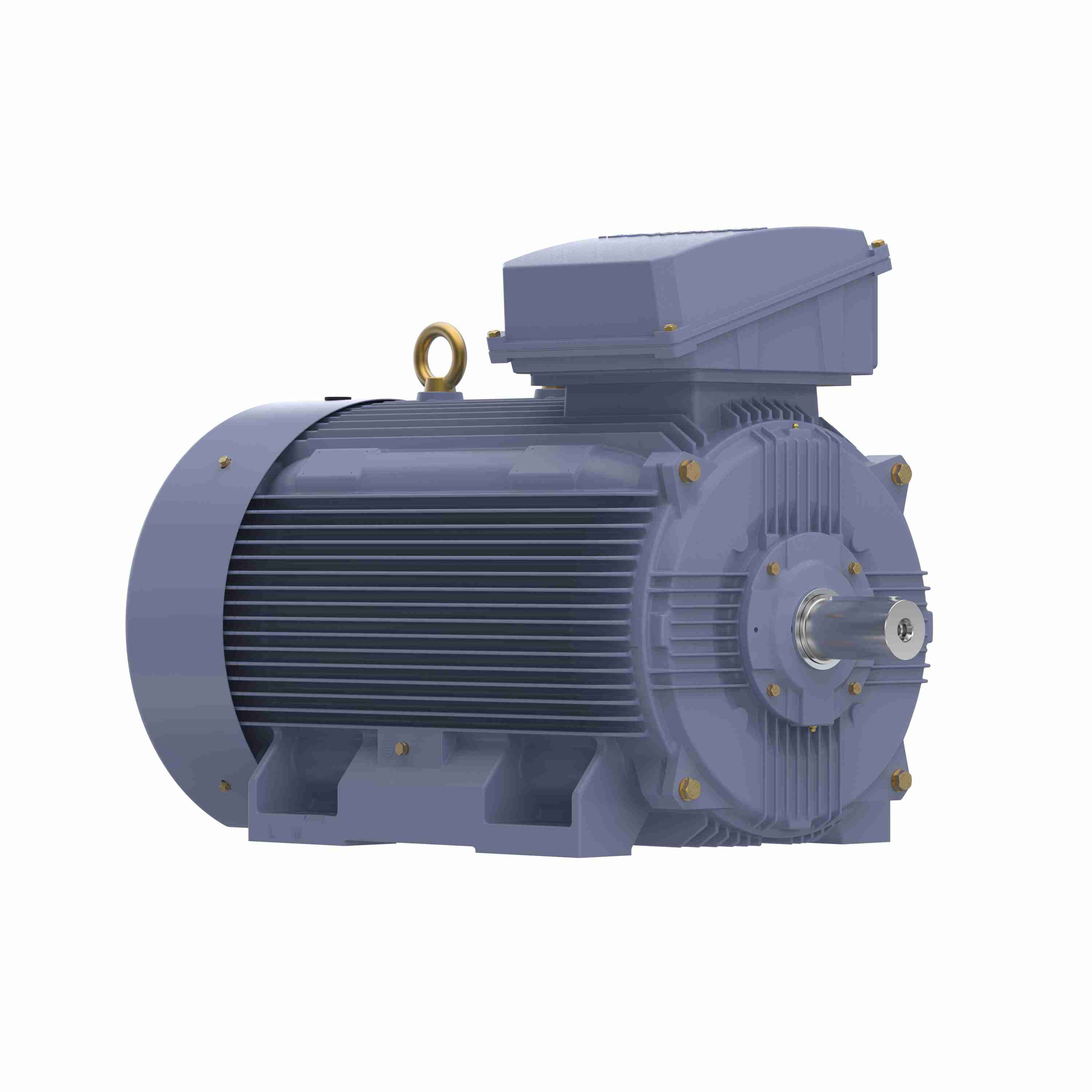 Marathon Electric Cast Iron Motor, 335 HP, 3 Ph, 50 Hz, 380 V, 3000 RPM, 355M Frame, TEFC