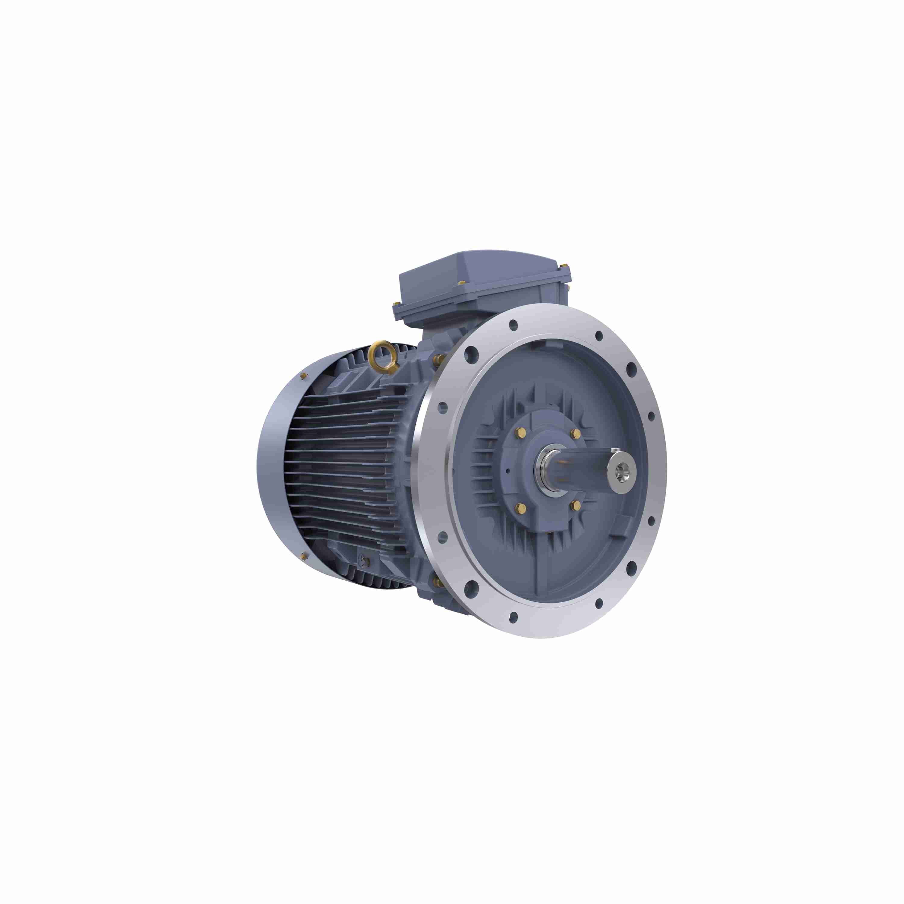 Marathon Electric Cast Iron Motor, 75 HP, 3 Ph, 50 Hz, 400 V, 3000 RPM, 250M Frame, TEFC