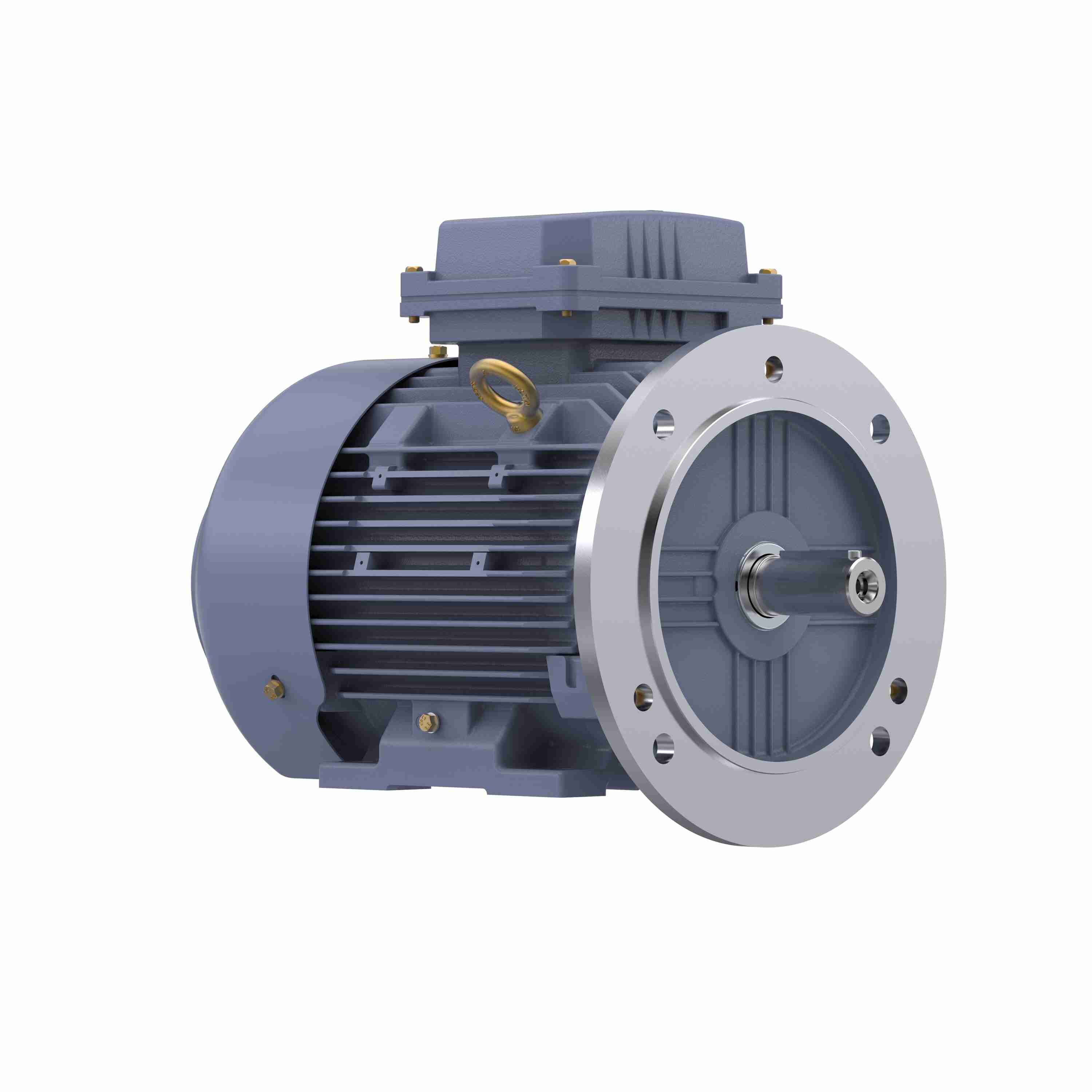 Marathon Electric Cast Iron Motor, 4 HP, 3 Ph, 50 Hz, 415 V, 3000 RPM, 100L Frame, TEFC