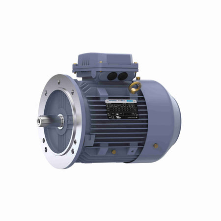 Marathon Electric Cast Iron Motor, 2 & 1.50 HP, 3 Ph, 60 & 50 Hz, 230/460 & 200/400 V, 1200 & 1000 RPM, 100L Frame, TEFC