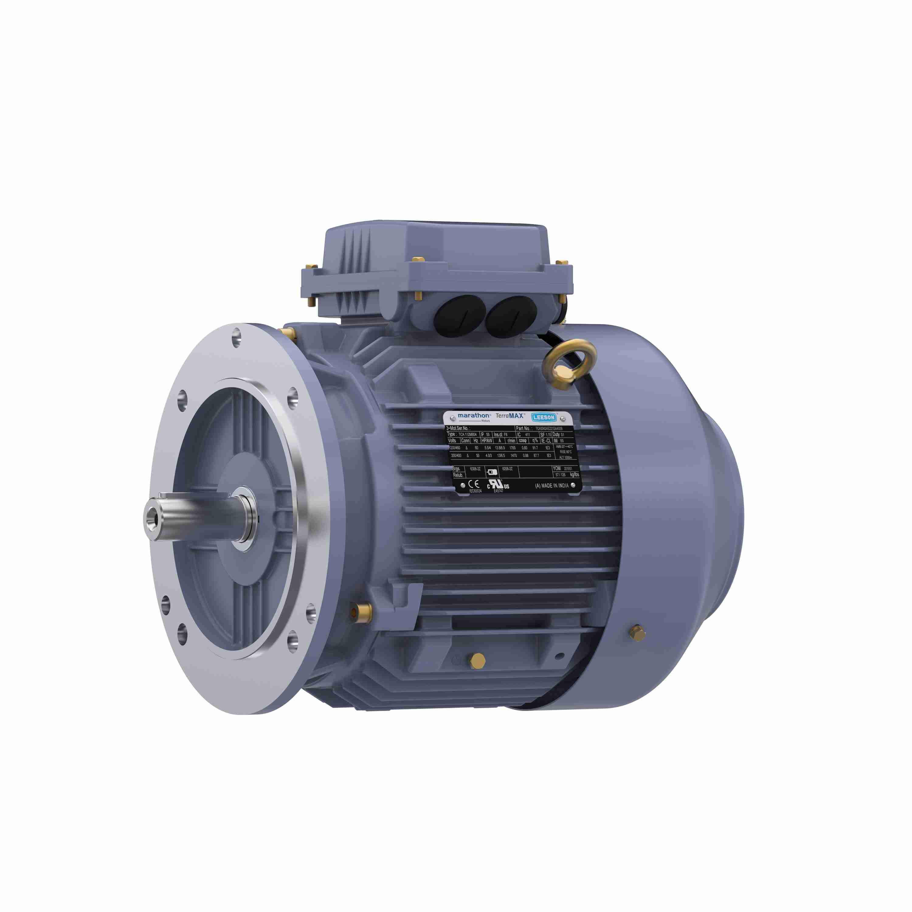 Marathon Electric 4KW-5.5HP,3600,TEFC,112M,3/60/230/460