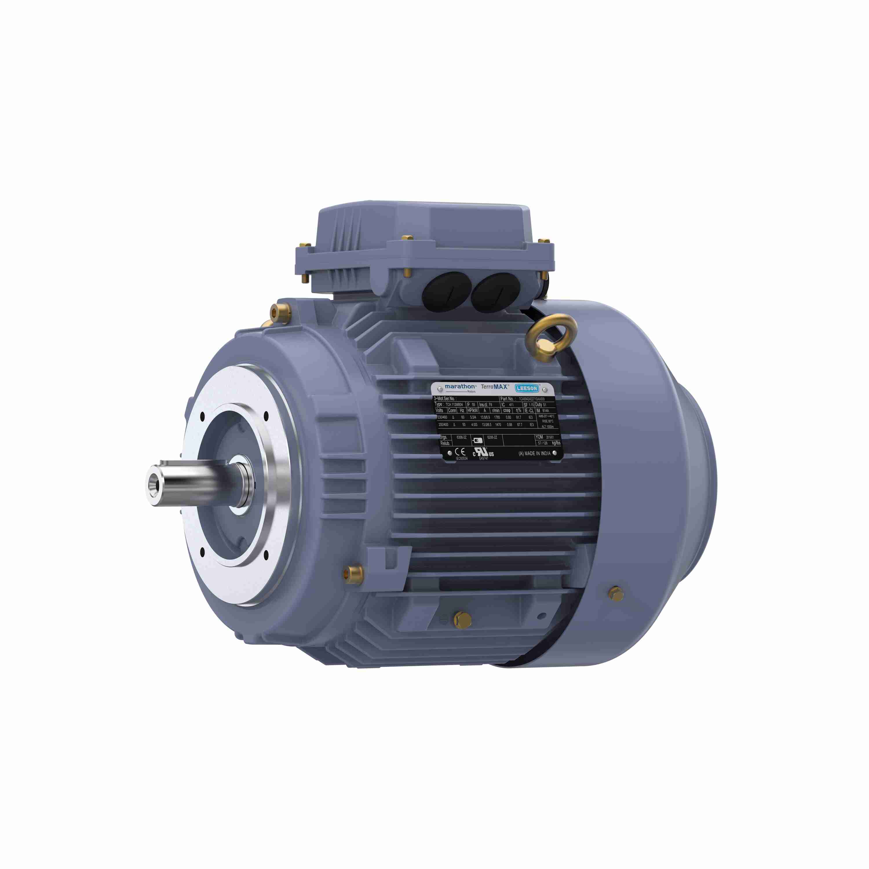 Marathon Electric 4KW-5.5HP,3600,TEFC,112M,3/60/230/460