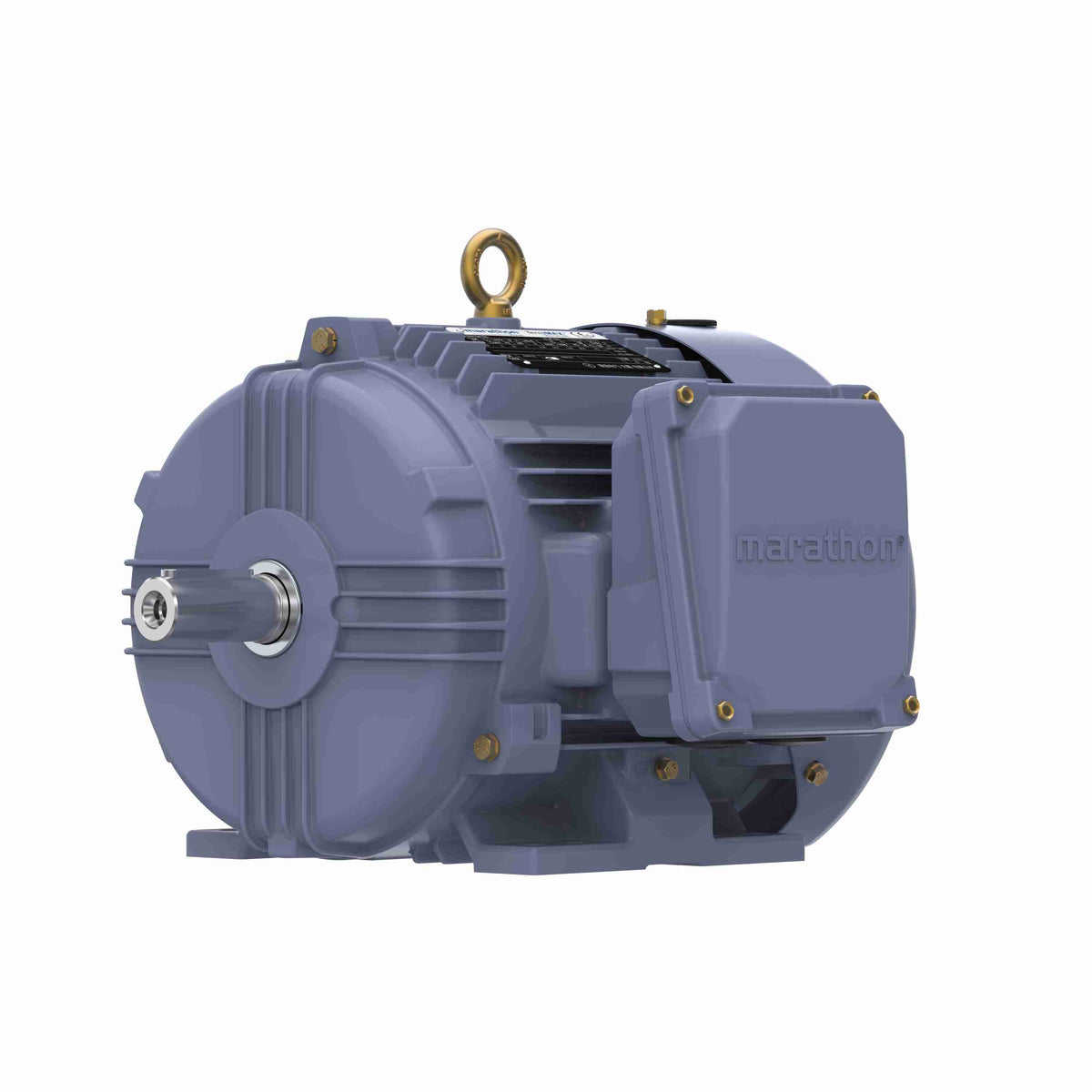 Marathon Electric Cast Iron Motor, 5.50 HP, 3 Ph, 50 Hz, 380 V, 3000 RPM, 112M Frame, TEFC