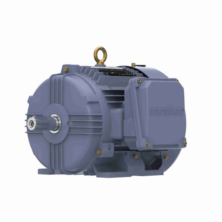 Marathon Electric Cast Iron Motor, 5.50 HP, 3 Ph, 50 Hz, 380 V, 3000 RPM, 112M Frame, TEFC