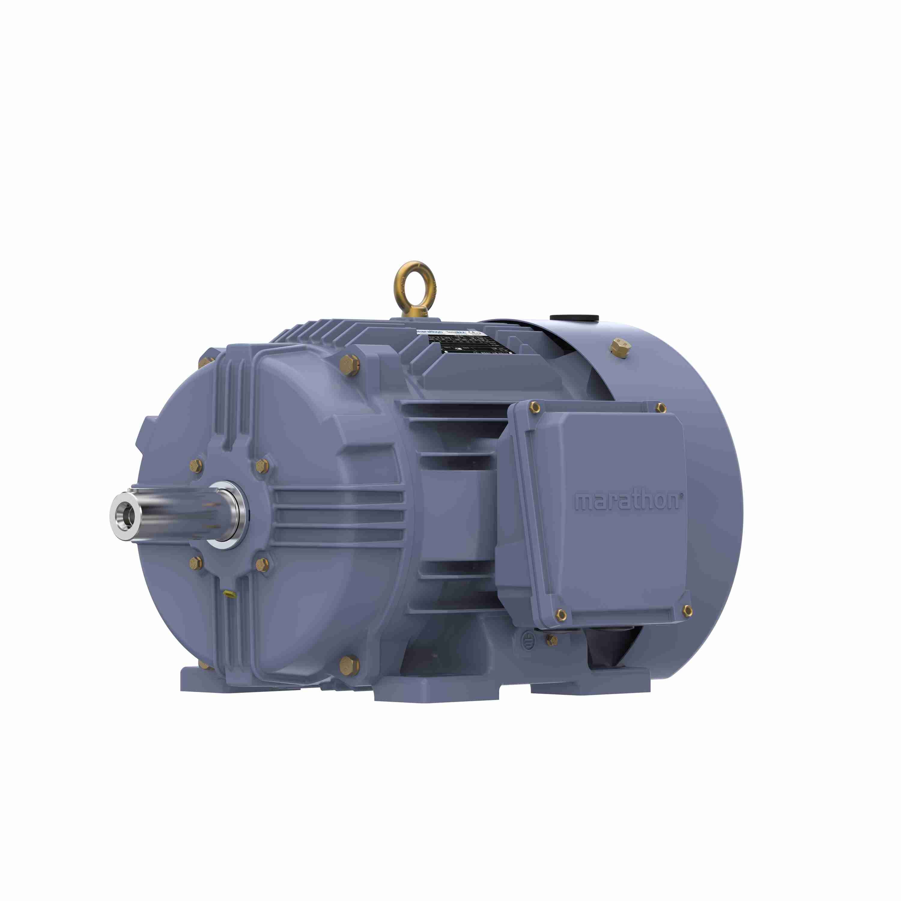 Marathon Electric Cast Iron Motor, 25 HP, 3 Ph, 50 Hz, 380 V, 3000 RPM, 160L Frame, TEFC