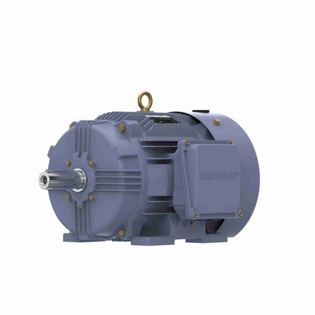 Marathon Electric Cast Iron Motor, 10 HP, 3 Ph, 50 Hz, 380 V, 750 RPM, 160L Frame, TEFC