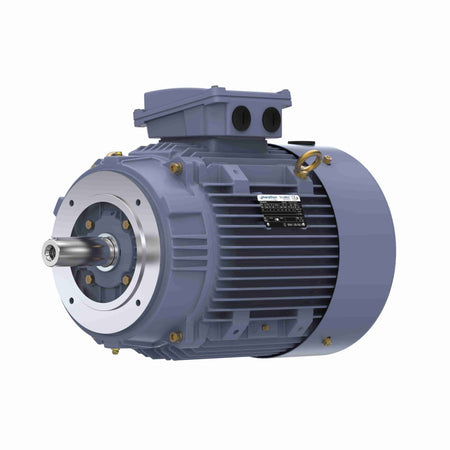 Marathon Electric Cast Iron Motor, 10 HP, 3 Ph, 50 Hz, 380 V, 1000 RPM, 160M Frame, TEFC