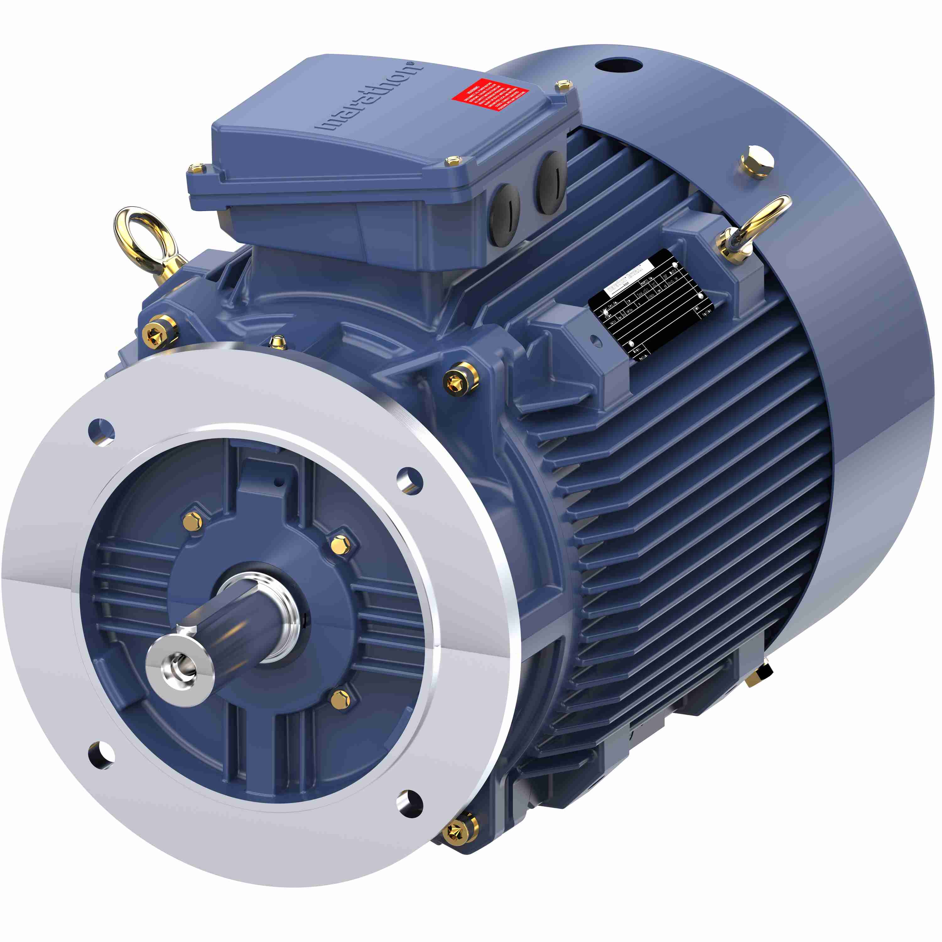Marathon Electric Cast Iron Motor, 15 HP, 3 Ph, 50 Hz, 400 V, 750 RPM, 180L Frame, TEFC