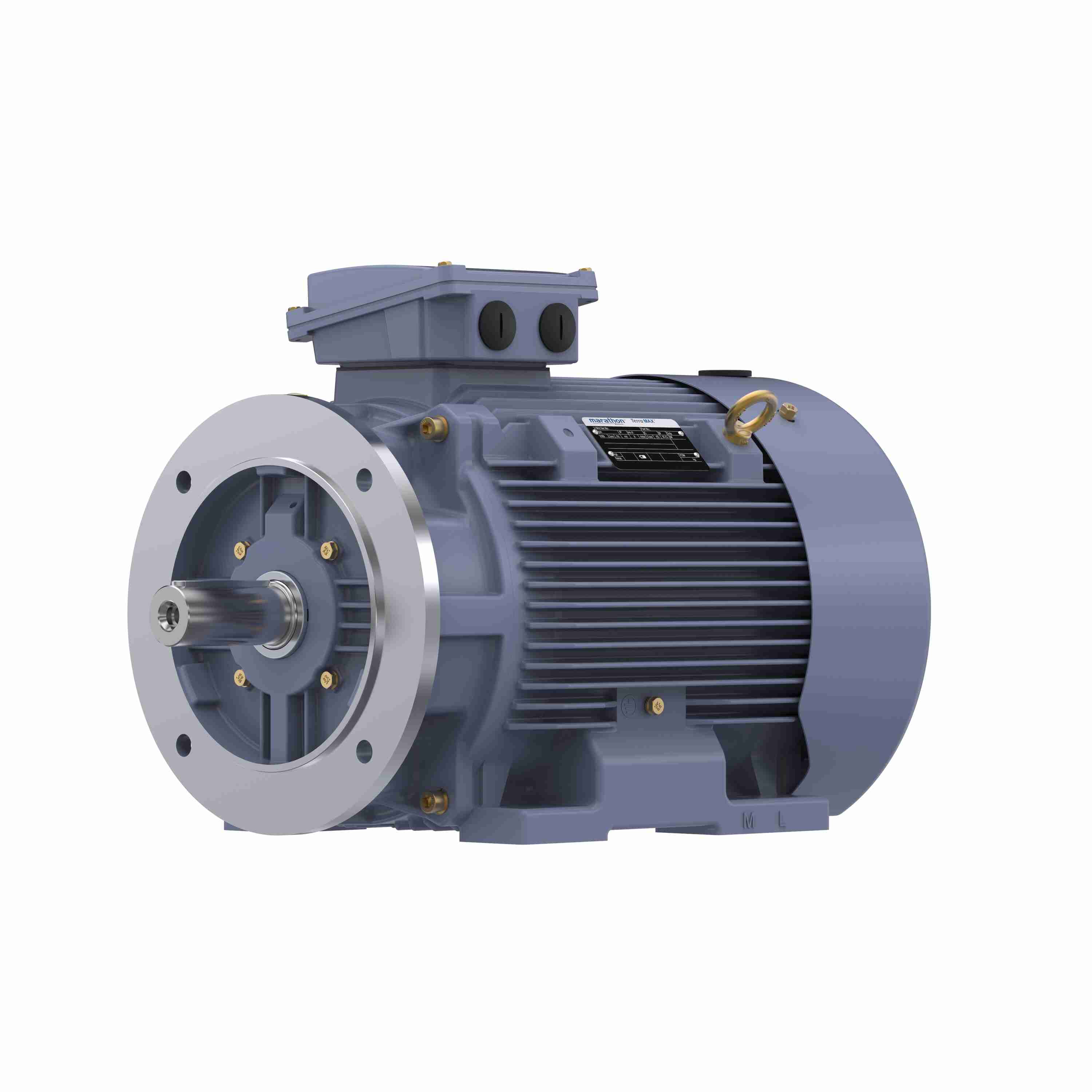 Marathon Electric Cast Iron Motor, 25 HP, 3 Ph, 50 Hz, 400 V, 1500 RPM, 180M Frame, TEFC