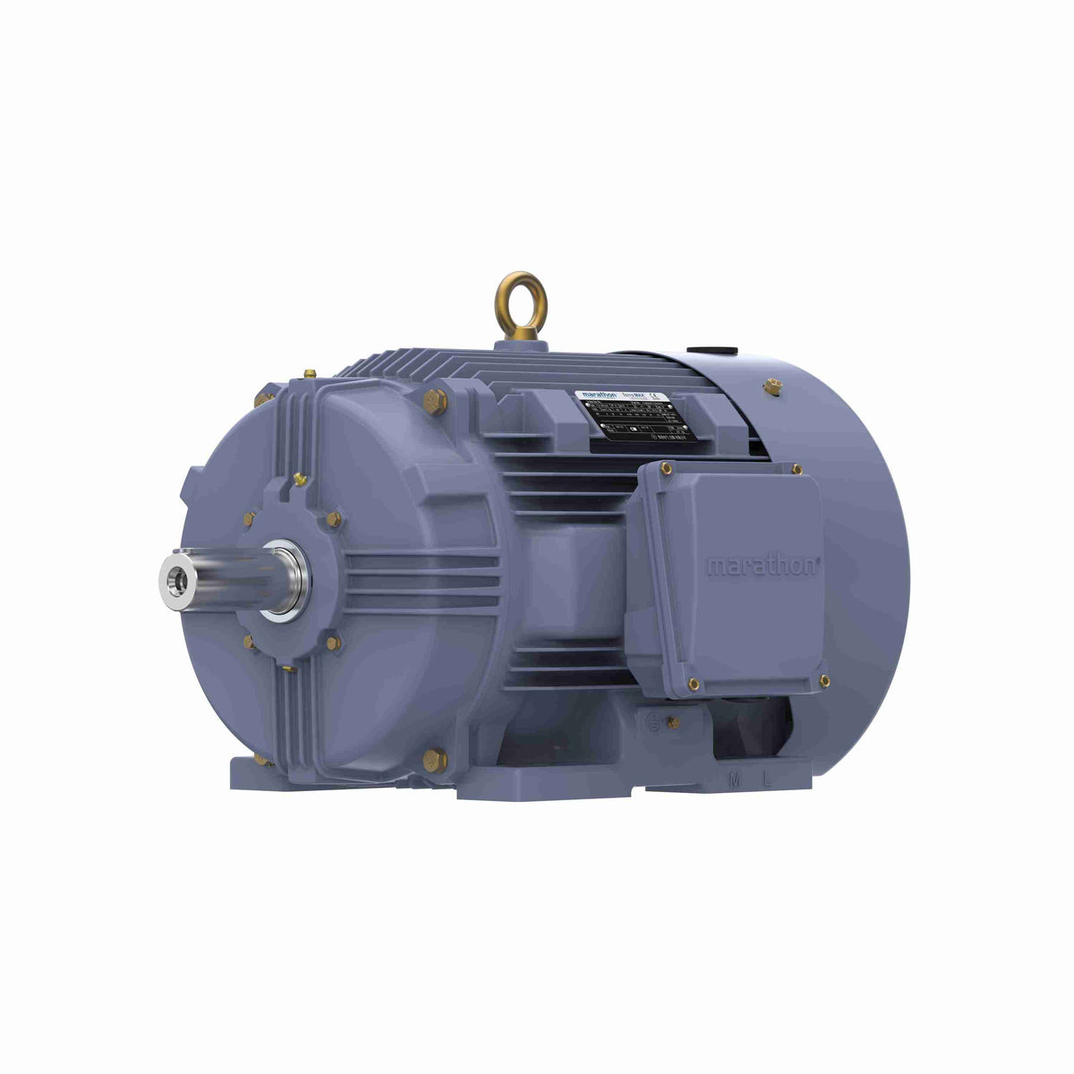 Marathon Electric Cast Iron Motor, 30 HP, 3 Ph, 50 Hz, 380 V, 3000 RPM, 180M Frame, TEFC