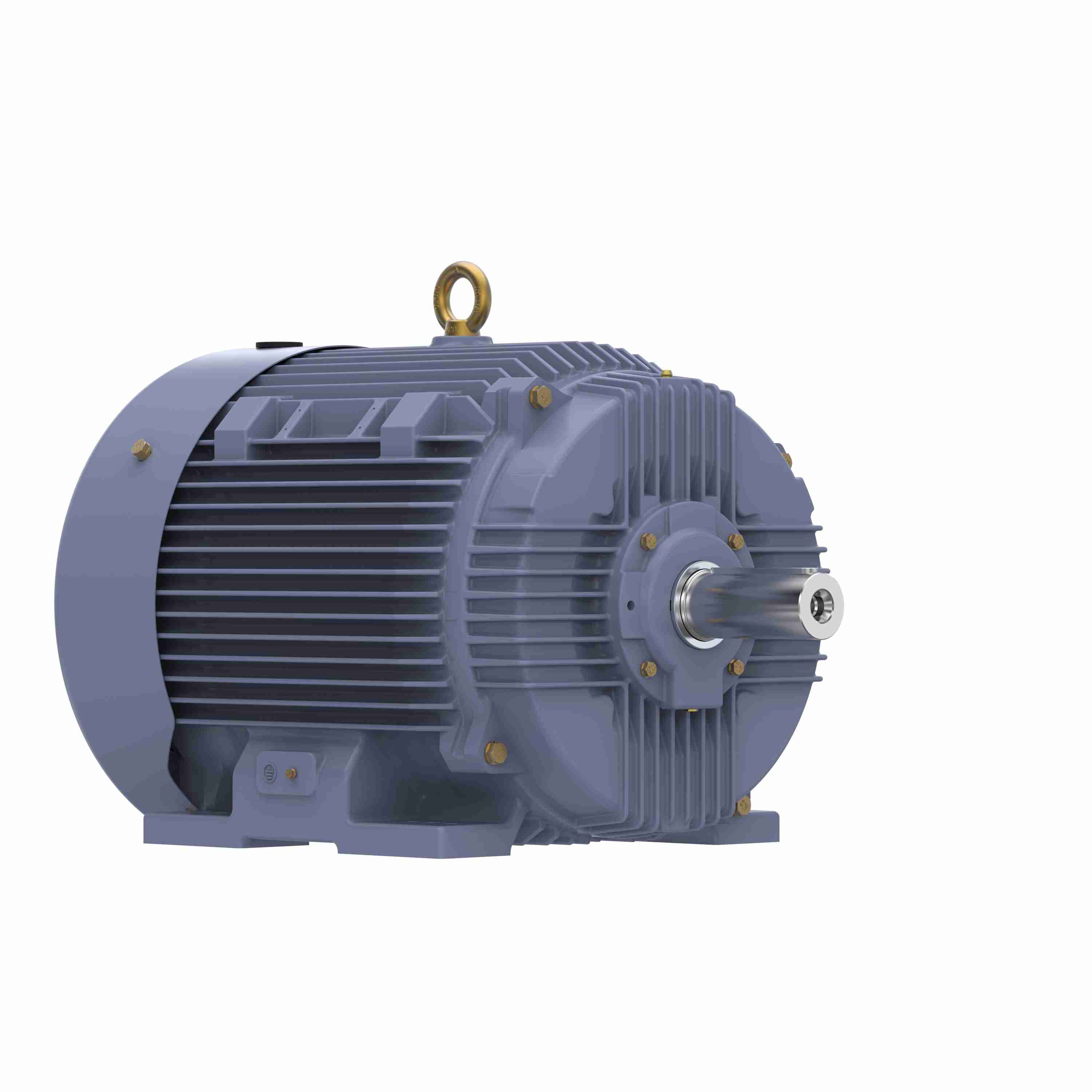 Marathon Electric Cast Iron Motor, 60 HP, 3 Ph, 50 Hz, 380 V, 1500 RPM, 225M Frame, TEFC