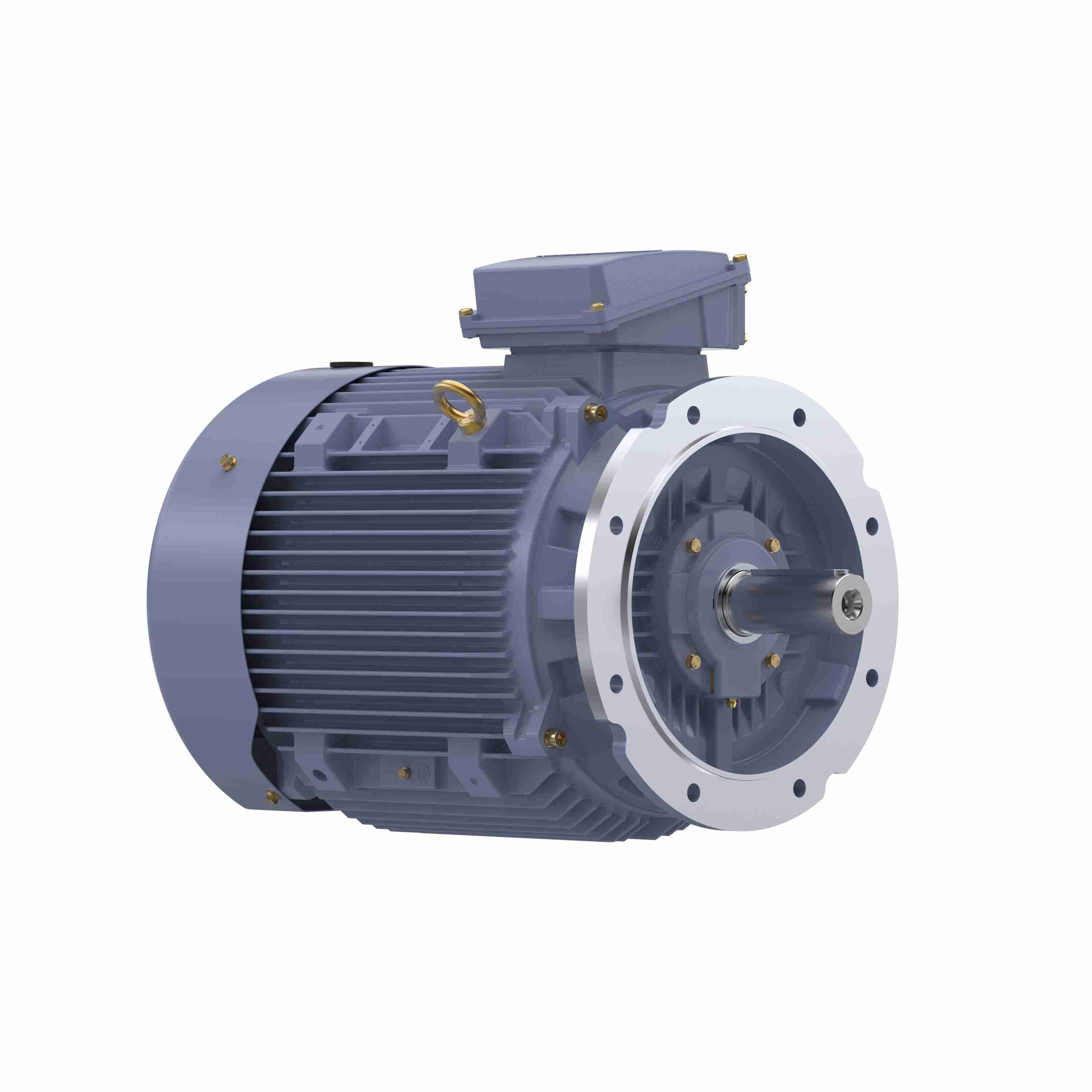 Marathon Electric Cast Iron Motor, 60 HP, 3 Ph, 50 Hz, 380 V, 1500 RPM, 225M Frame, TEFC