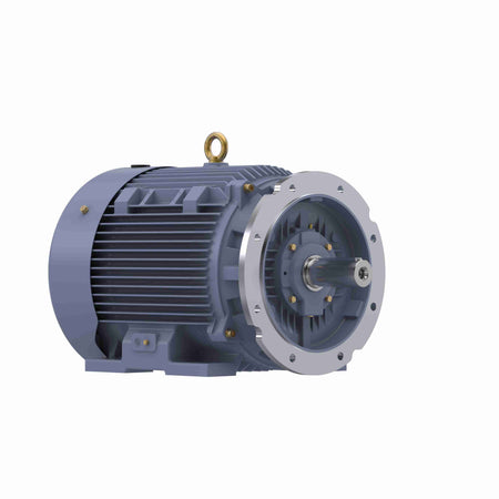 Marathon Electric Cast Iron Motor, 60 HP, 3 Ph, 50 Hz, 380 V, 1500 RPM, 225M Frame, TEFC
