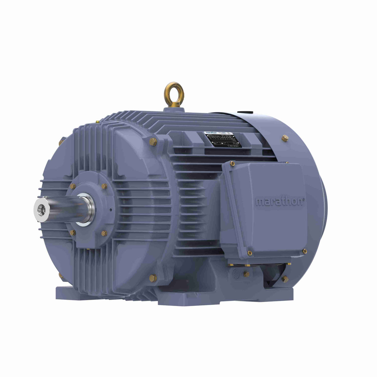 Marathon Electric Cast Iron Motor, 75 HP, 3 Ph, 50 Hz, 380 V, 3000 RPM, 250M Frame, TEFC