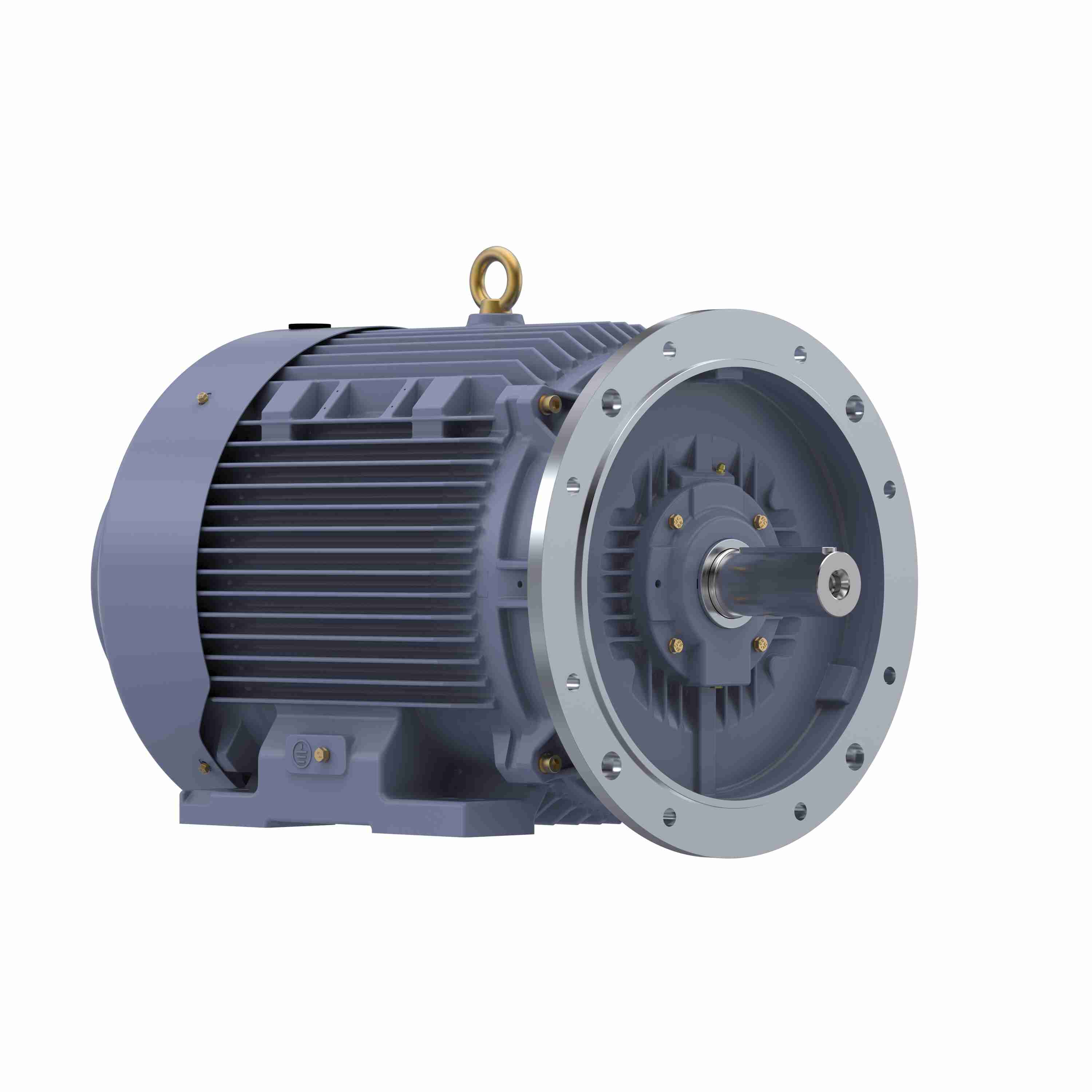 Marathon Electric Cast Iron Motor, 75 HP, 3 Ph, 50 Hz, 380 V, 1500 RPM, 250M Frame, TEFC
