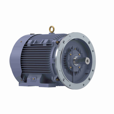 Marathon Electric Cast Iron Motor, 75 HP, 3 Ph, 50 Hz, 380 V, 1500 RPM, 250M Frame, TEFC