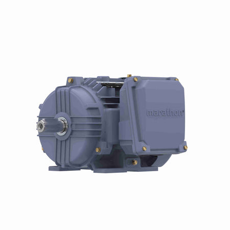 Marathon Electric Cast Iron Motor, 3 HP, 3 Ph, 50 Hz, 380 V, 3000 RPM, 90L Frame, TEFC