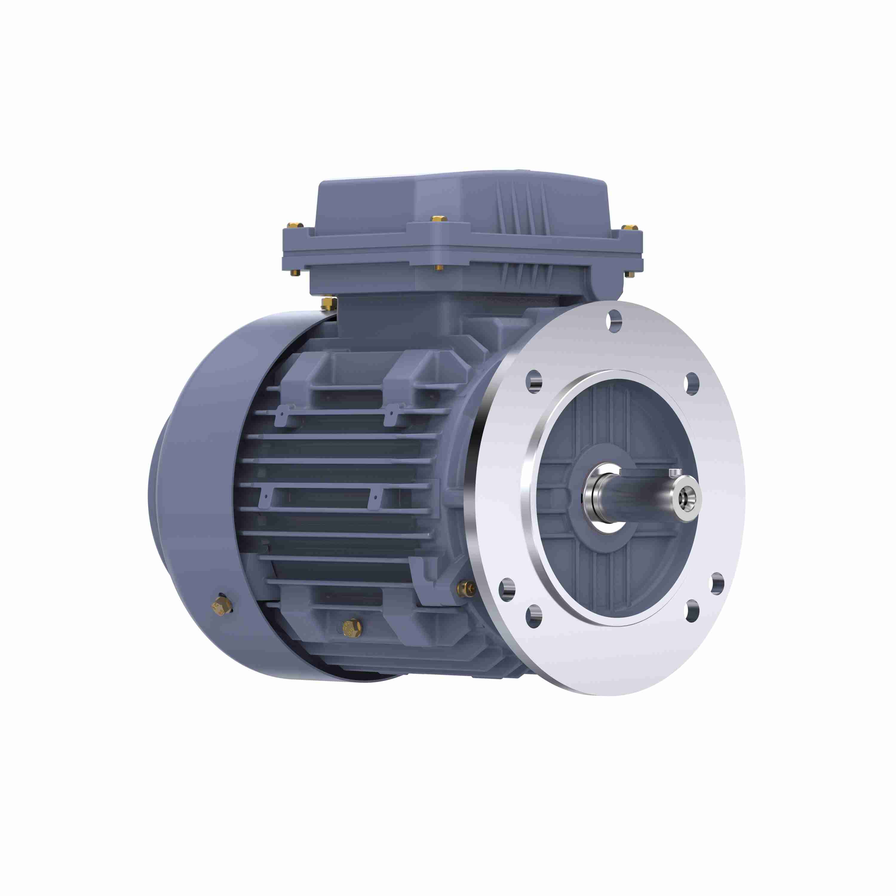 Marathon Electric Cast Iron Motor, 2 HP, 3 Ph, 50 Hz, 380 V, 1500 RPM, 90L Frame, TEFC