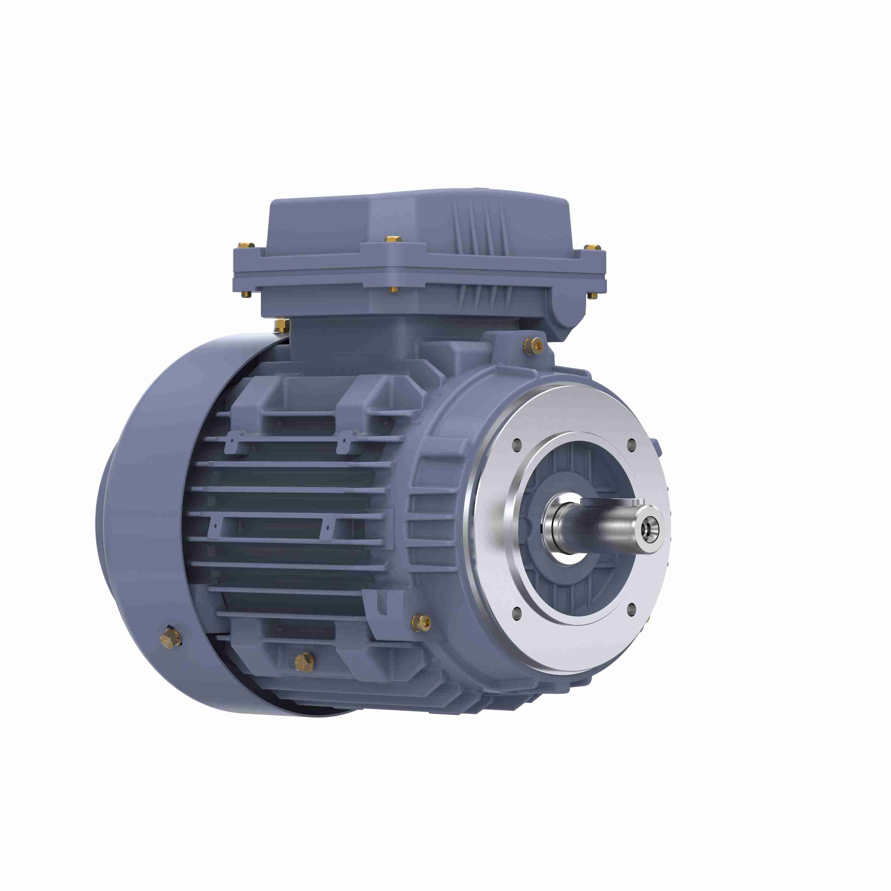 Marathon Electric Cast Iron Motor, 2 HP, 3 Ph, 50 Hz, 380 V, 1500 RPM, 90L Frame, TEFC