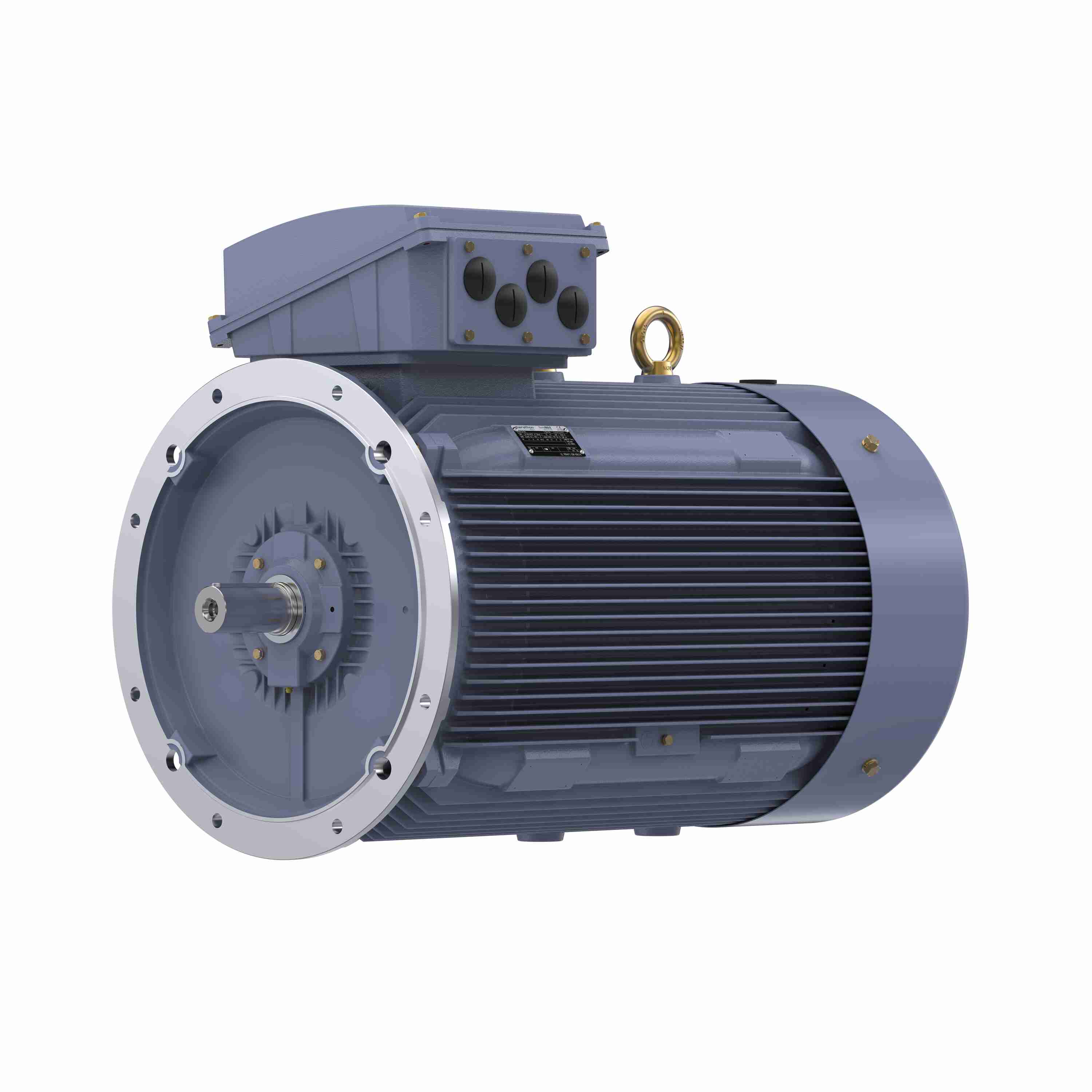 Marathon Electric Cast Iron Motor, 425 HP, 3 Ph, 50 Hz, 380 V, 3000 RPM, 355L Frame, TEFC