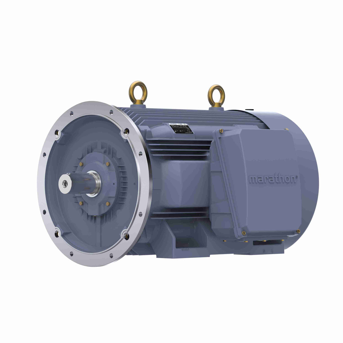 Marathon Electric Cast Iron Motor, 335 HP, 3 Ph, 50 Hz, 380 V, 1500 RPM, 355M Frame, TEFC