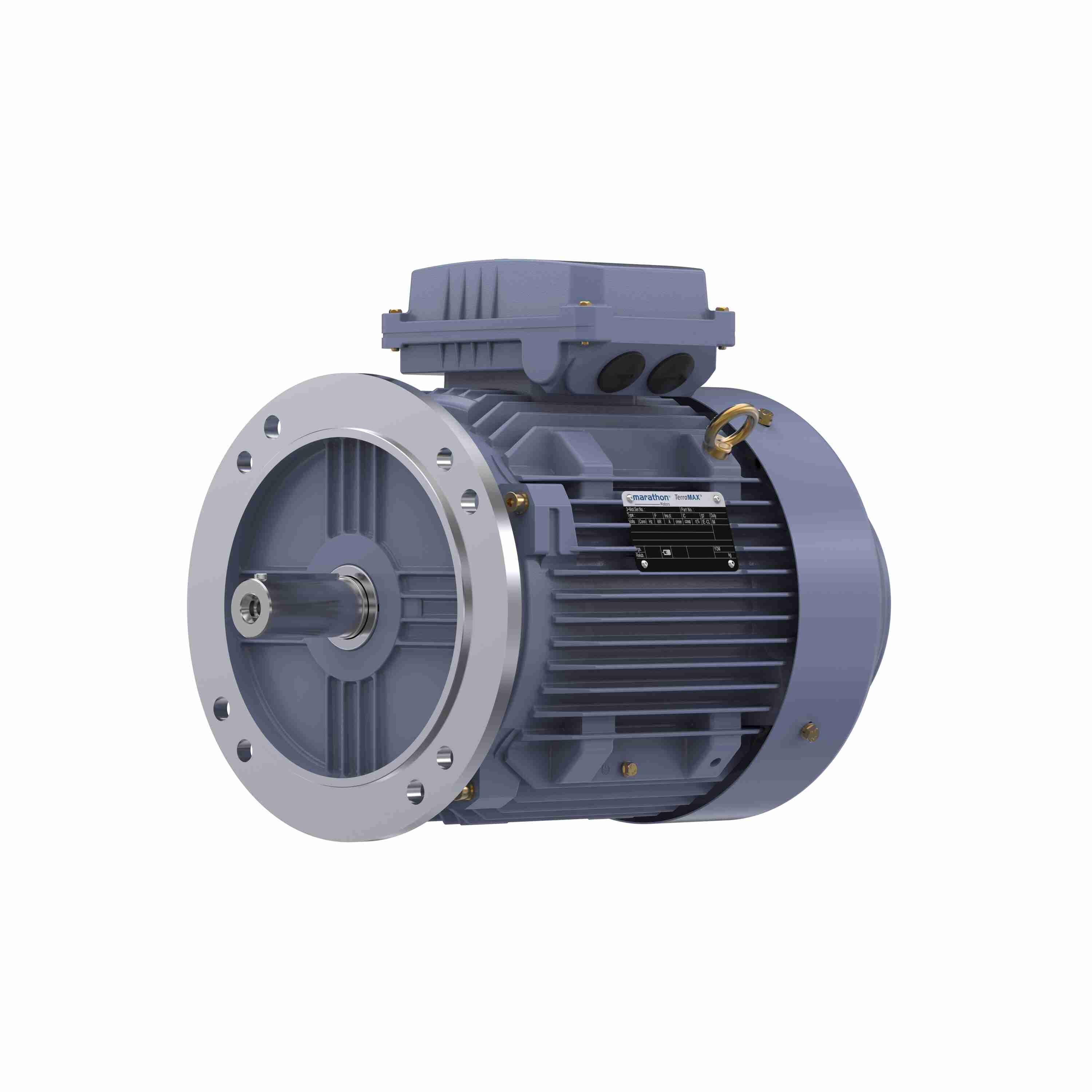 Marathon Electric IE3, 5.5kW, DUST IGNITION PROOF MOTORS, 3 phase, 4 Pole, 400V, 1468RPM, 50Hz, 89.6%, 132S Frame, TEFC