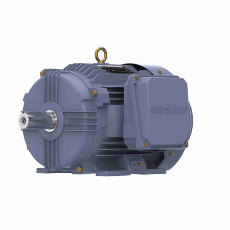 Marathon Electric Cast Iron Motor, 7.50 HP, 3 Ph, 50 Hz, 380 V, 3000 RPM, 132S Frame, TEFC