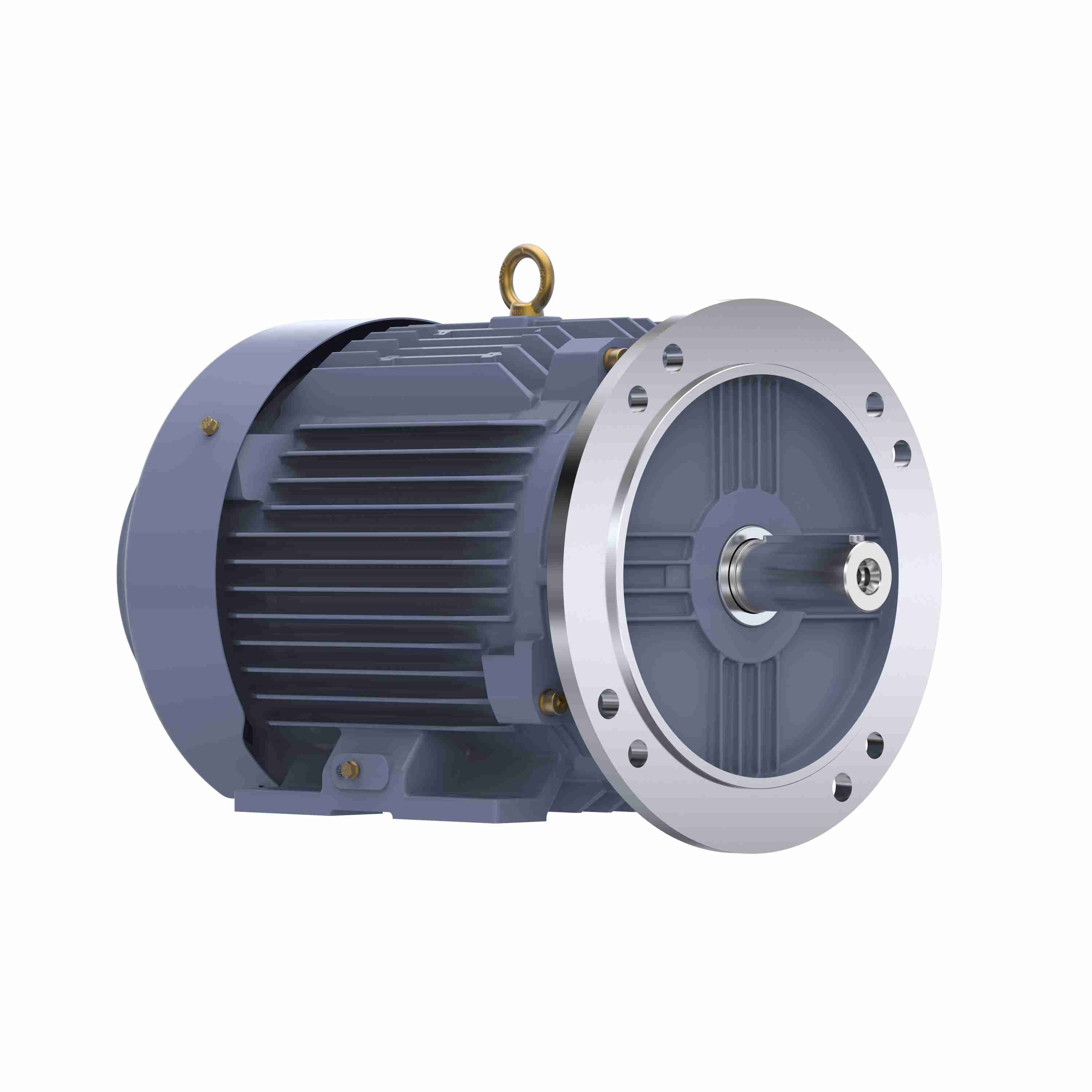 Marathon Electric Cast Iron Motor, 10 HP, 3 Ph, 50 Hz, 380 V, 1500 RPM, 132M Frame, TEFC