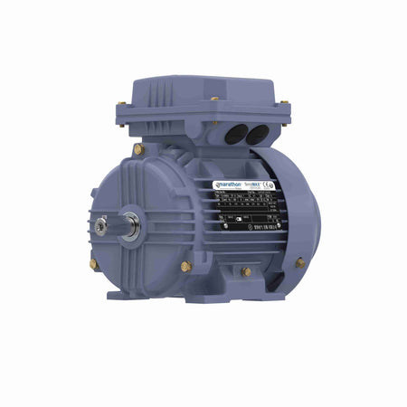 Marathon Electric Cast Iron Motor, 1.50 HP, 3 Ph, 50 Hz, 380 V, 3000 RPM, 80M Frame, TEFC