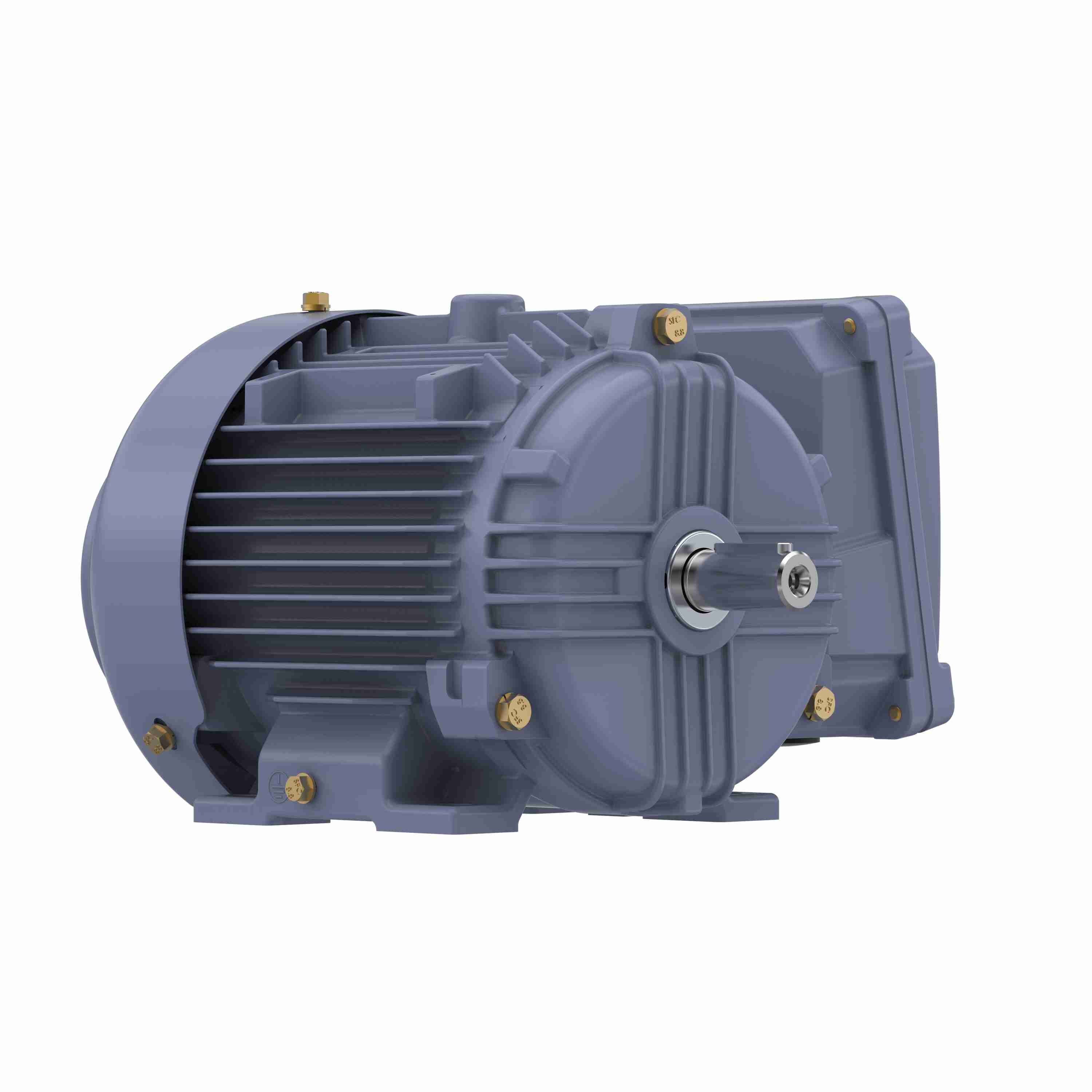 Marathon Electric Cast Iron Motor, 1 HP, 3 Ph, 50 Hz, 380 V, 1500 RPM, 80M Frame, TEFC