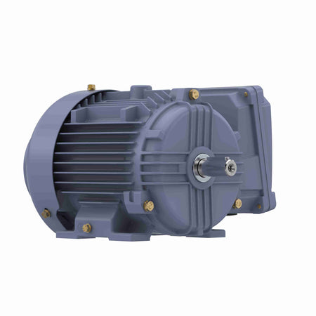 Marathon Electric Cast Iron Motor, 1 HP, 3 Ph, 50 Hz, 380 V, 1500 RPM, 80M Frame, TEFC