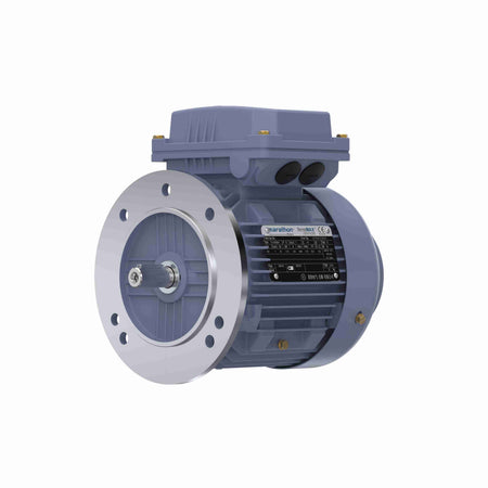 Marathon Electric Cast Iron Motor, 1 HP, 3 Ph, 50 Hz, 380 V, 3000 RPM, 80M Frame, TEFC