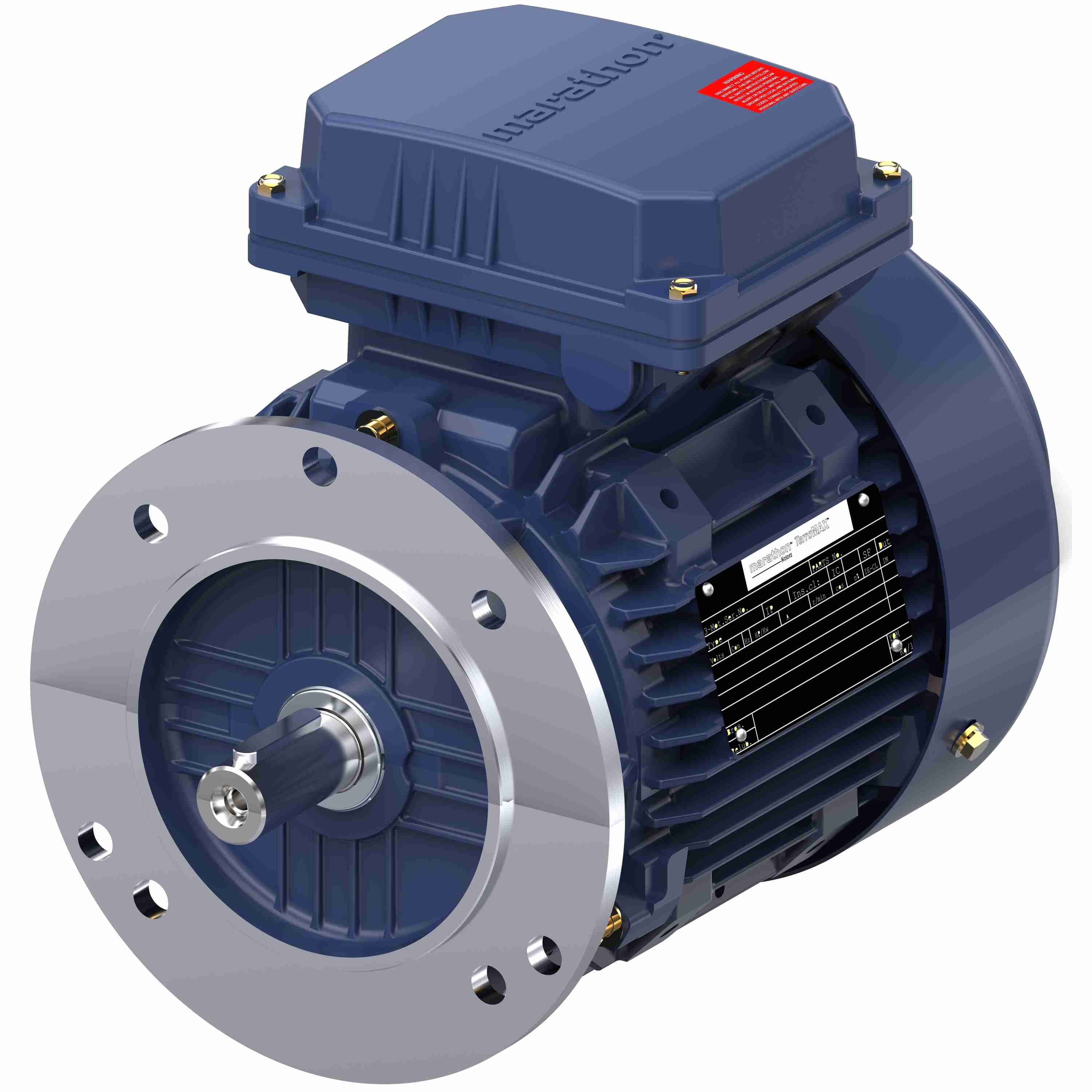 Marathon Electric Increased Safety Motors Ex eb, Totally Enclosed Fan Cooled, 3 HP, 3 Ph, 50 Hz, 400 V, 963 RPM, 112M Frame
