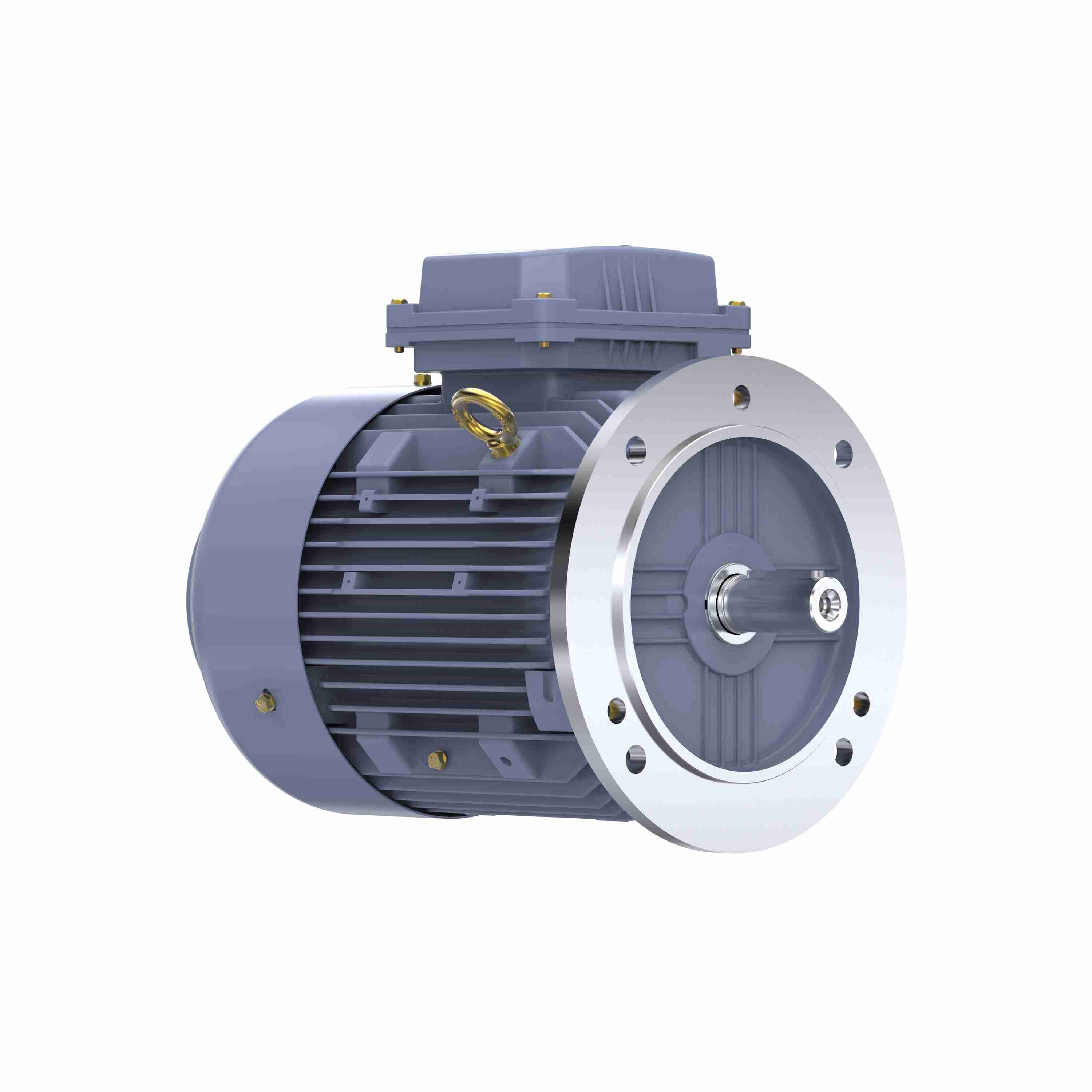 Marathon Electric Cast Iron Motor, 4 HP, 3 Ph, 50 Hz, 400 V, 1500 RPM, 100L Frame, TEFC