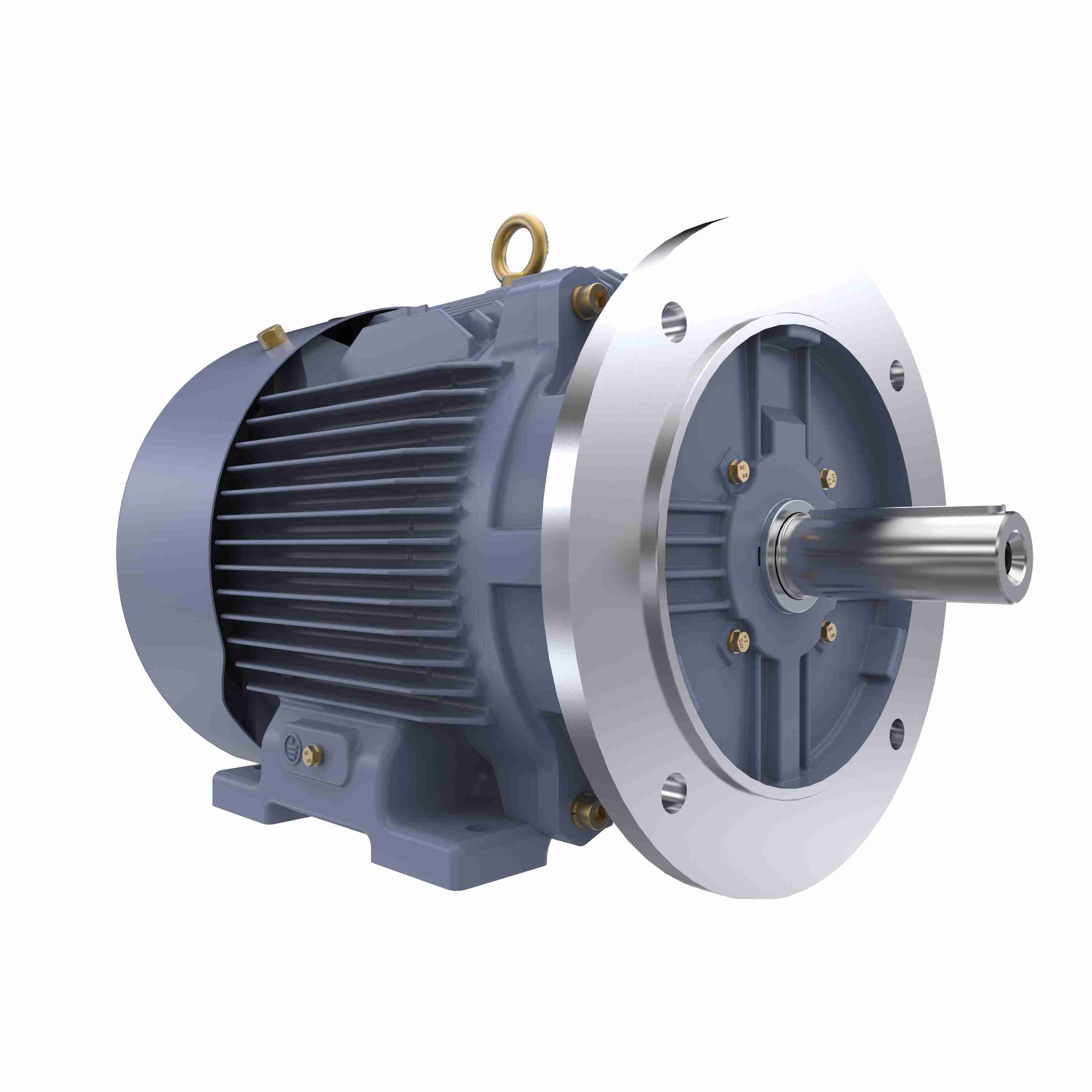 Marathon Electric Cast Iron Motor, 15 HP, 3 Ph, 50 Hz, 400 V, 1500 RPM, 160M Frame, TEFC