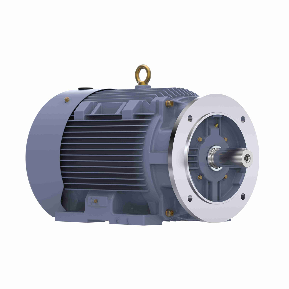 Marathon Electric Cast Iron Motor, 15 HP, 3 Ph, 50 Hz, 400 V, 750 RPM, 180L Frame, TEFC