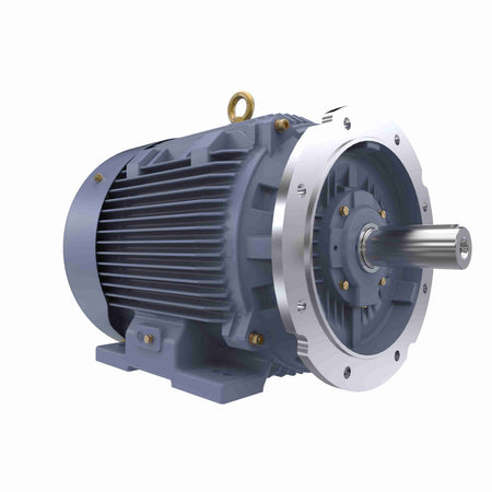 Marathon Electric Cast Iron Motor, 25 HP, 3 Ph, 50 Hz, 400 V, 750 RPM, 225S Frame, TEFC