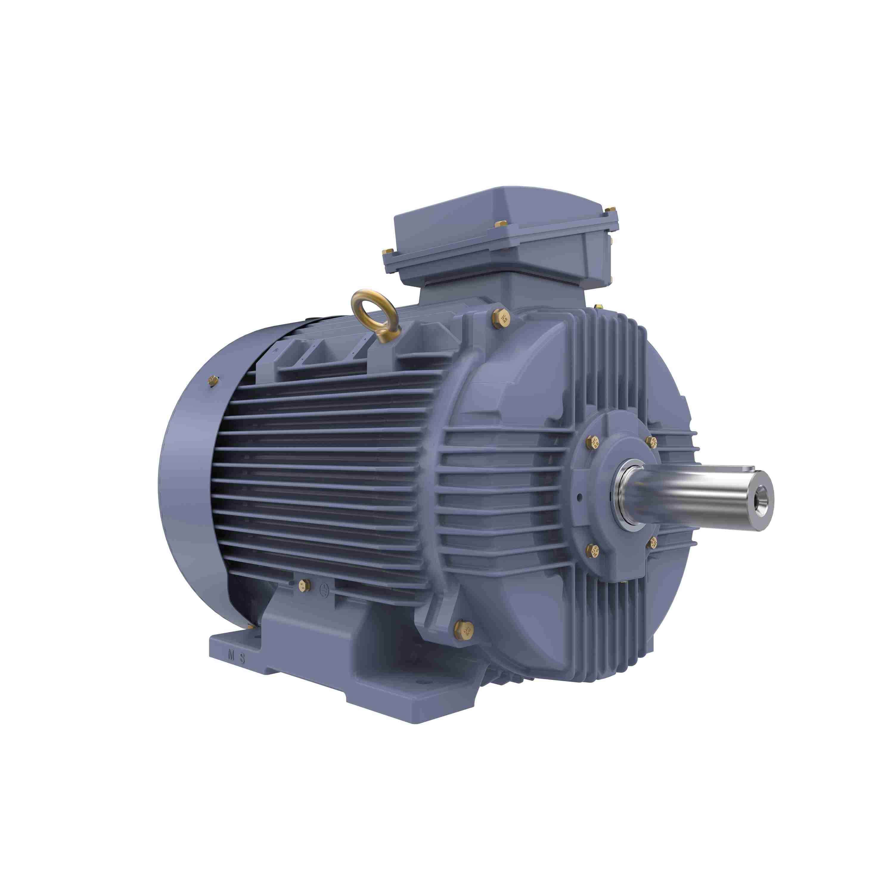Marathon Electric Cast Iron Motor, 30 HP, 3 Ph, 50 Hz, 400 V, 750 RPM, 225M Frame, TEFC