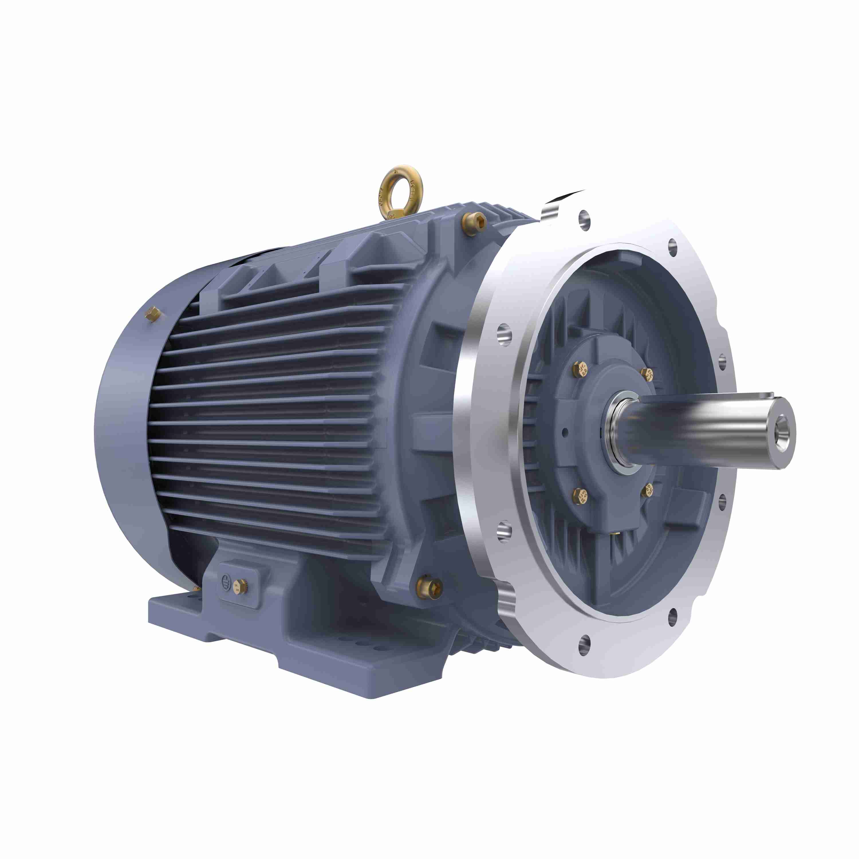 Marathon Electric Cast Iron Motor, 60 HP, 3 Ph, 50 Hz, 400 V, 3000 RPM, 225M Frame, TEFC