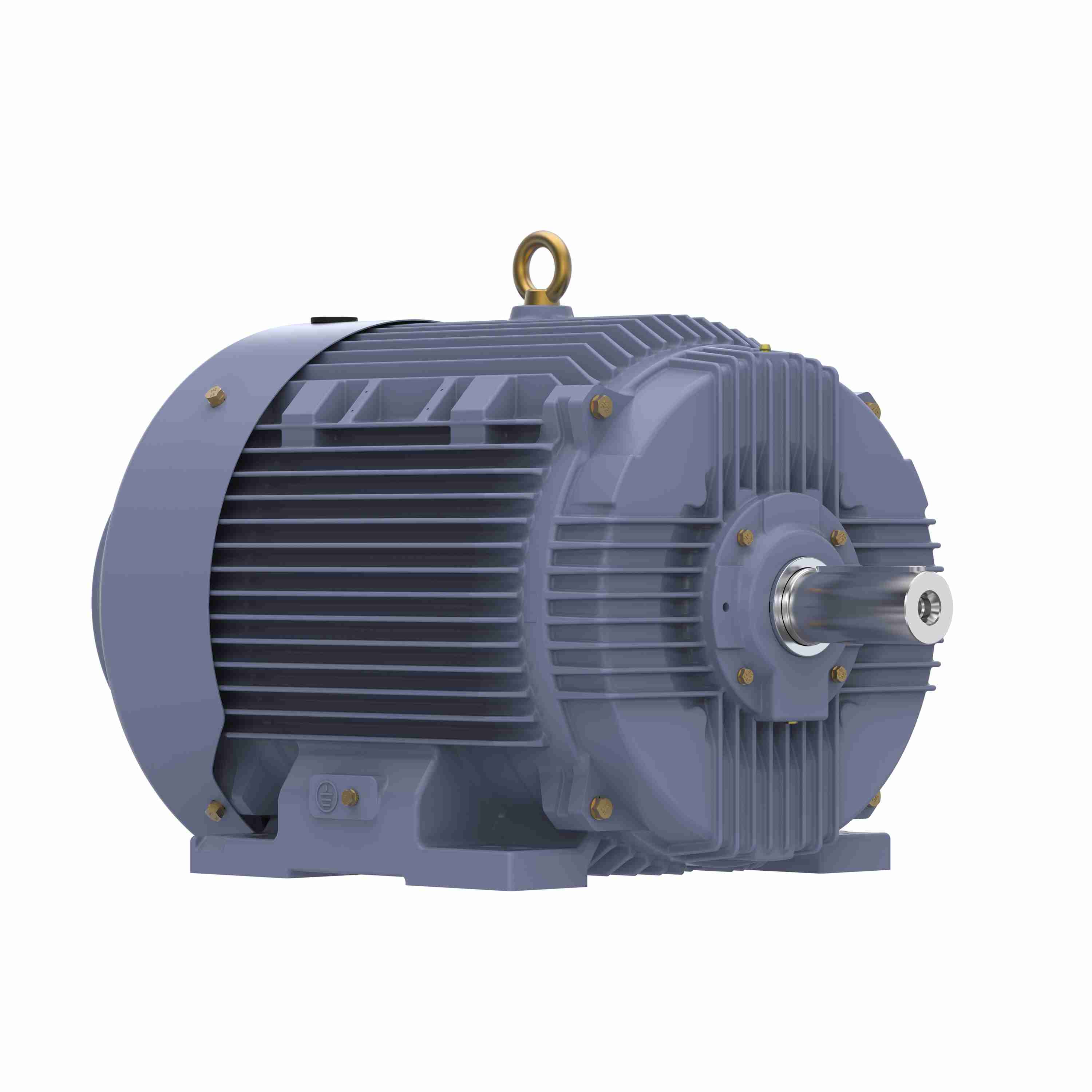 Marathon Electric Cast Iron Motor, 75 HP, 3 Ph, 50 Hz, 400 V, 1500 RPM, 250M Frame, TEFC