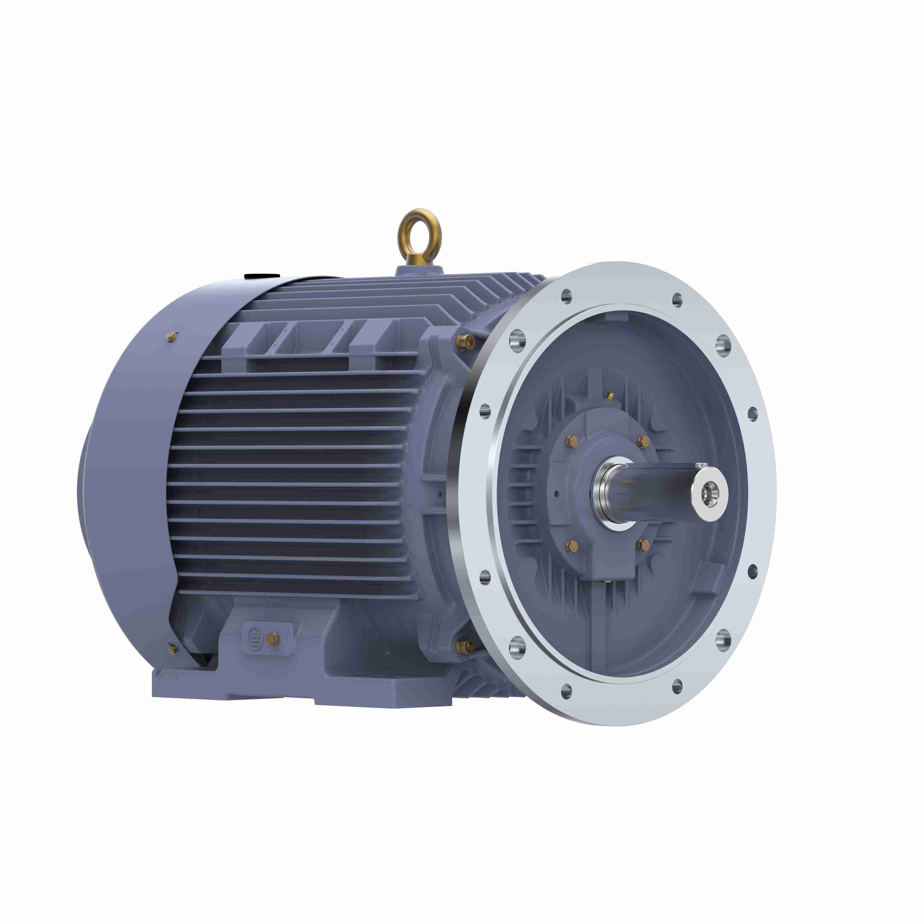 Marathon Electric Cast Iron Motor, 40 HP, 3 Ph, 50 Hz, 400 V, 750 RPM, 250M Frame, TEFC