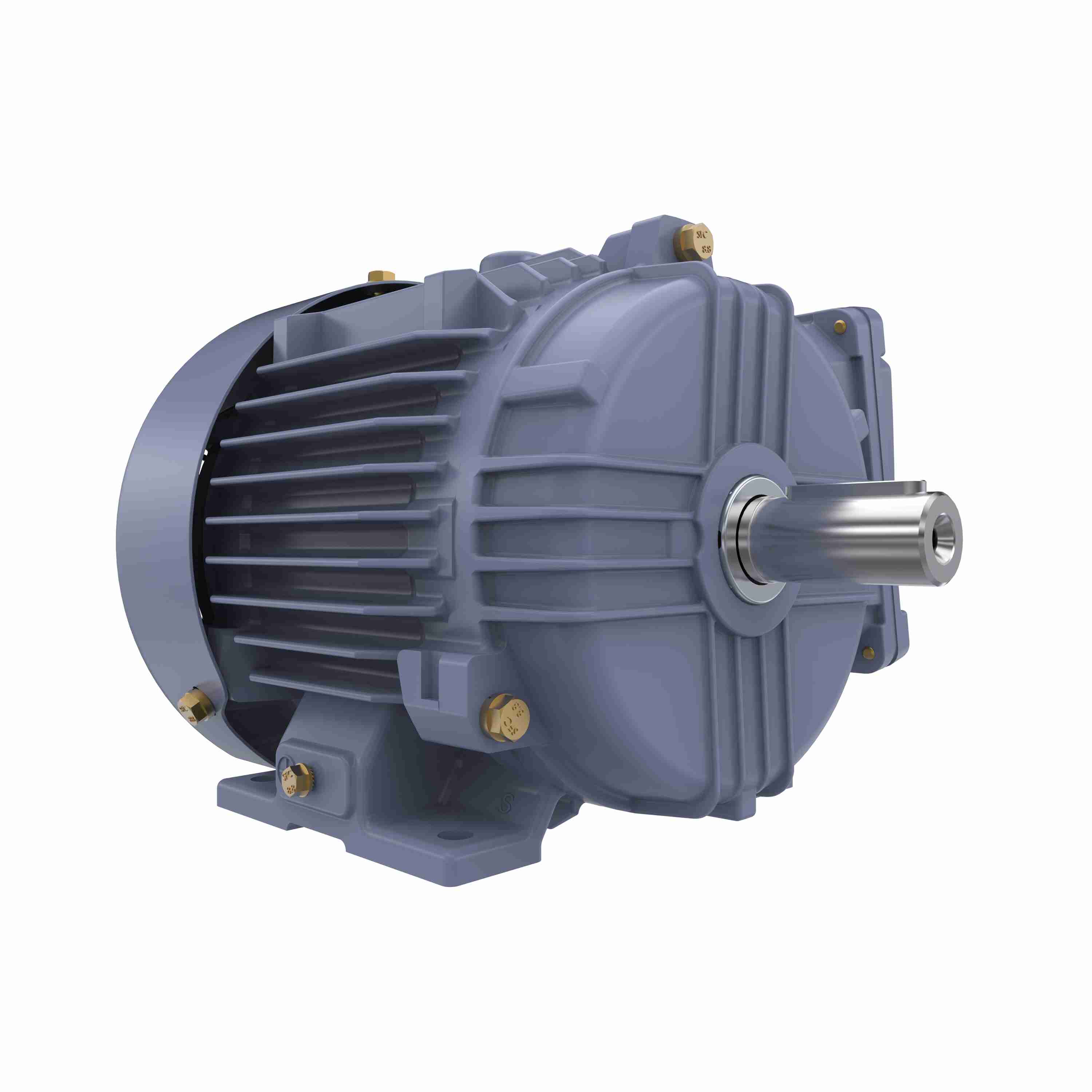 Marathon Electric Cast Iron Motor, 2 HP, 3 Ph, 50 Hz, 400 V, 3000 RPM, 90S Frame, TEFC