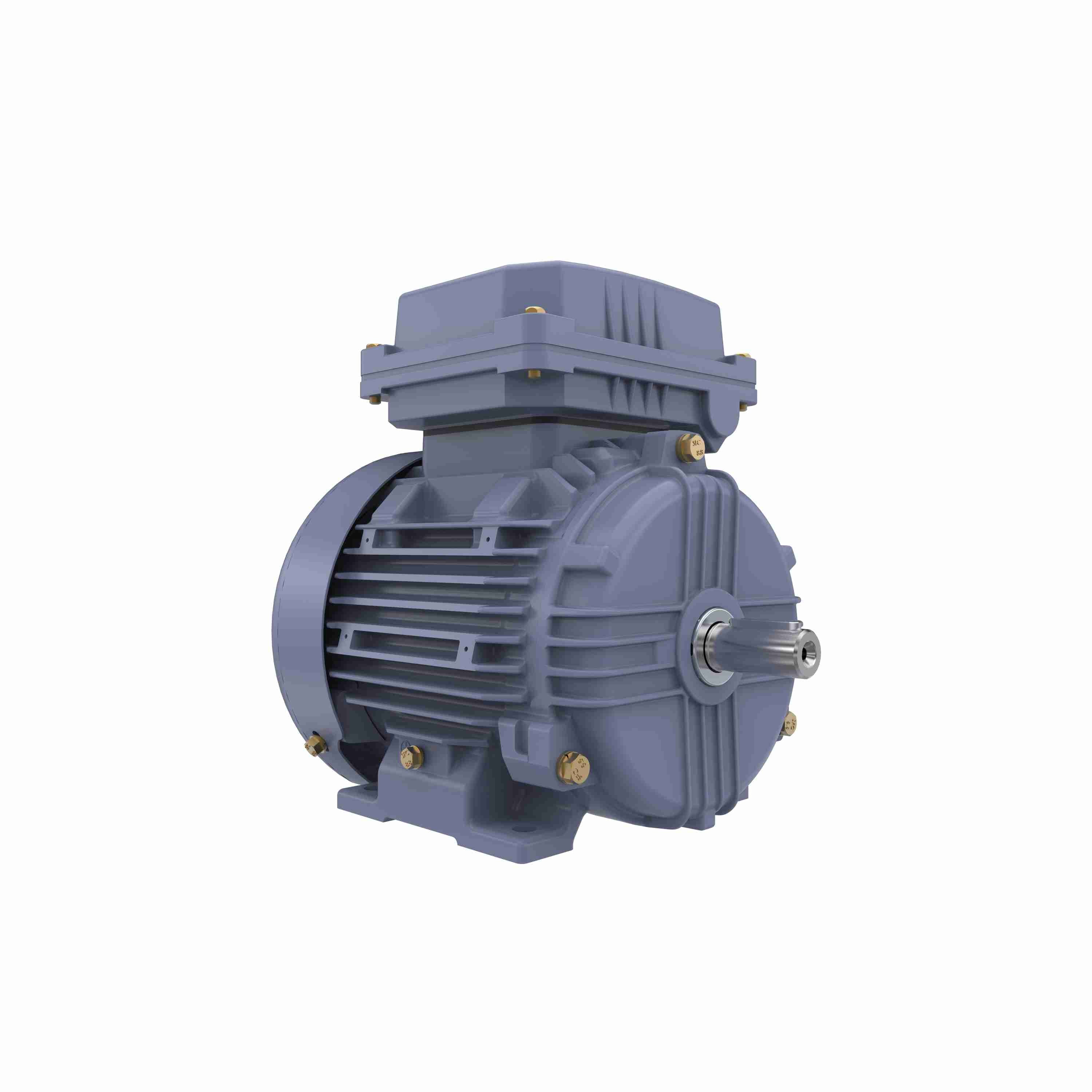 Marathon Electric Cast Iron Motor, 1.50 HP, 3 Ph, 50 Hz, 400 V, 3000 RPM, 80M Frame, TEFC